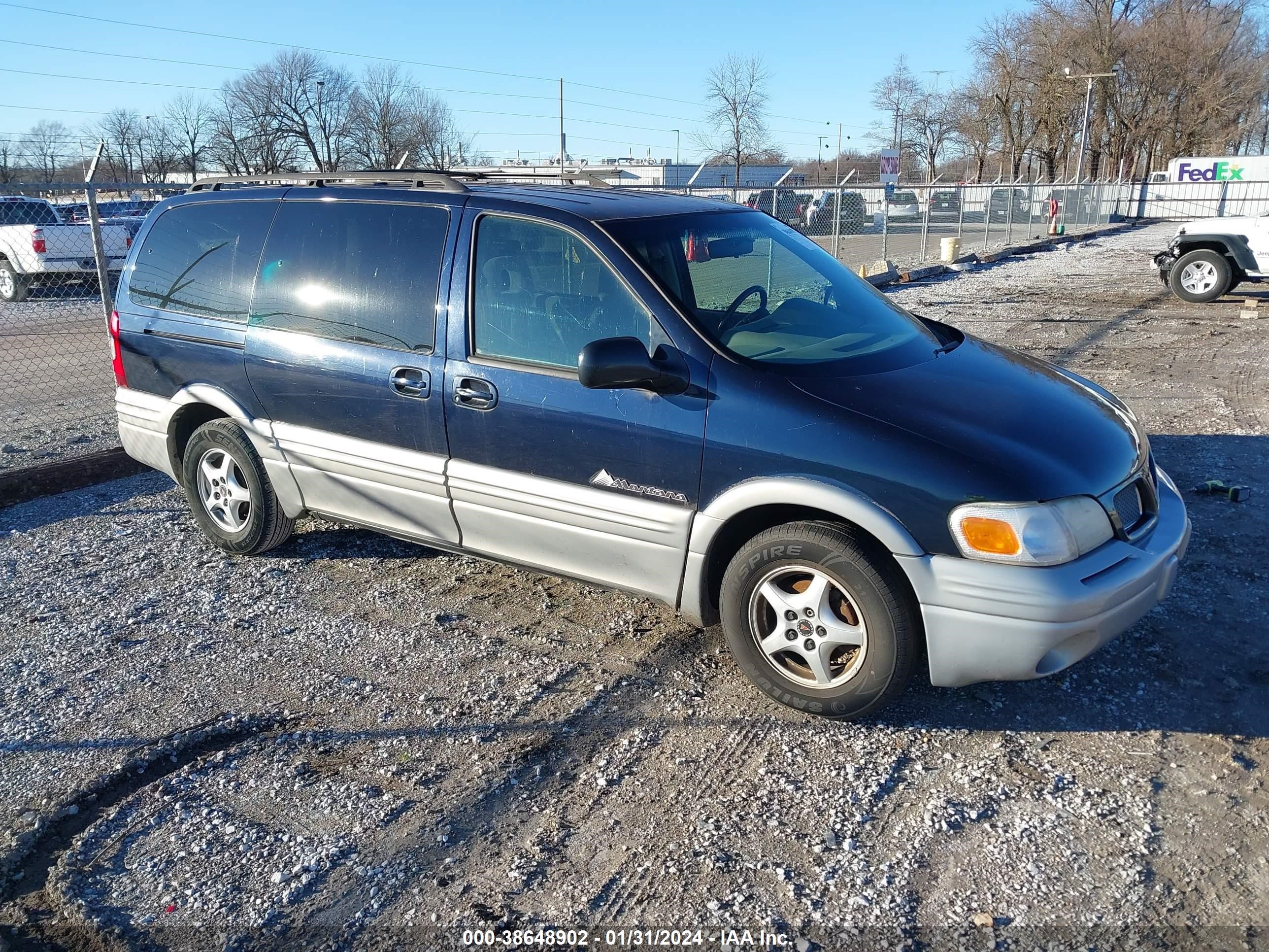 pontiac montana 2000 1gmdx03e0yd115024