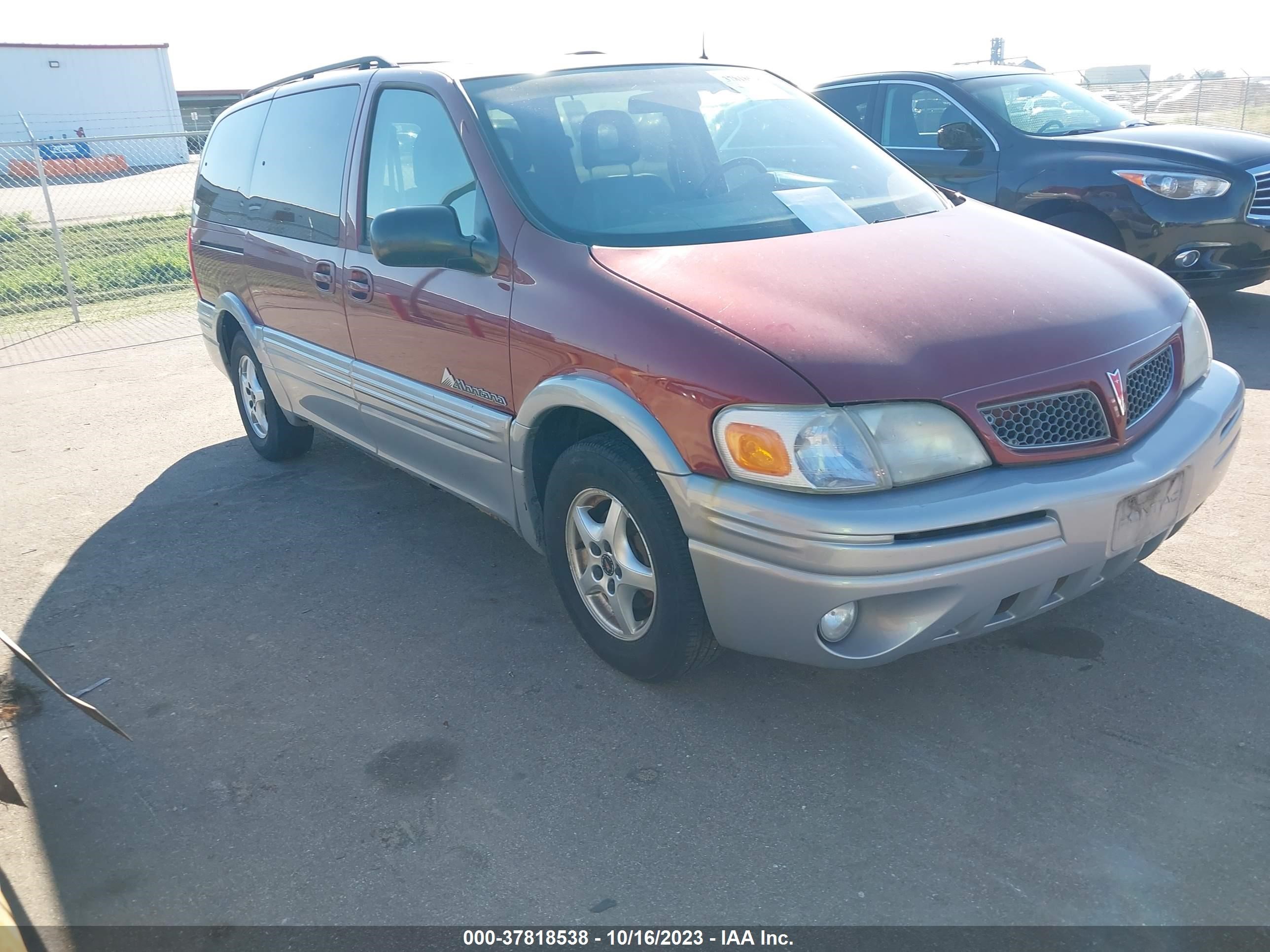 pontiac montana 2001 1gmdx03e31d139291