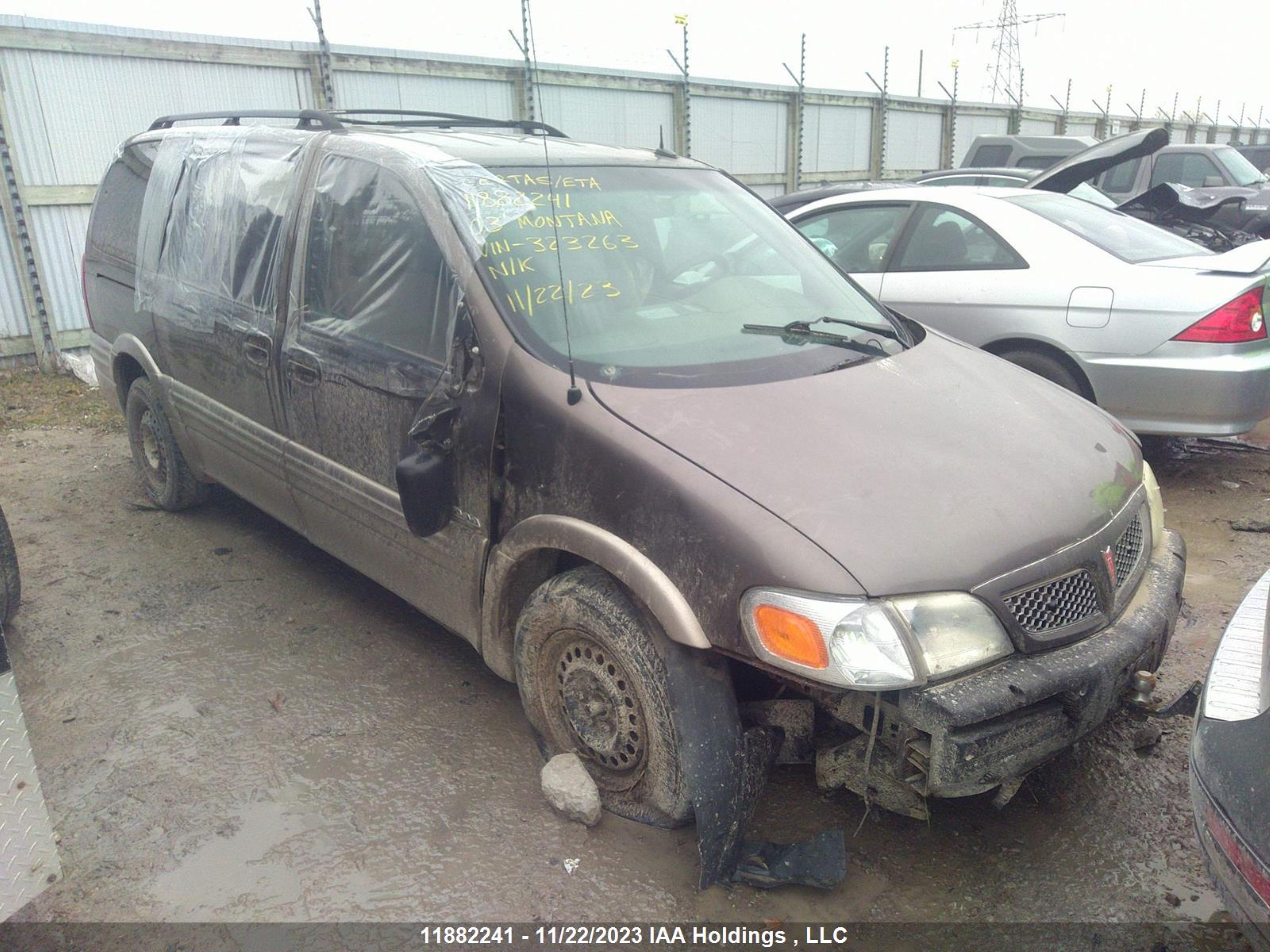 pontiac montana 2003 1gmdx03e53d323263