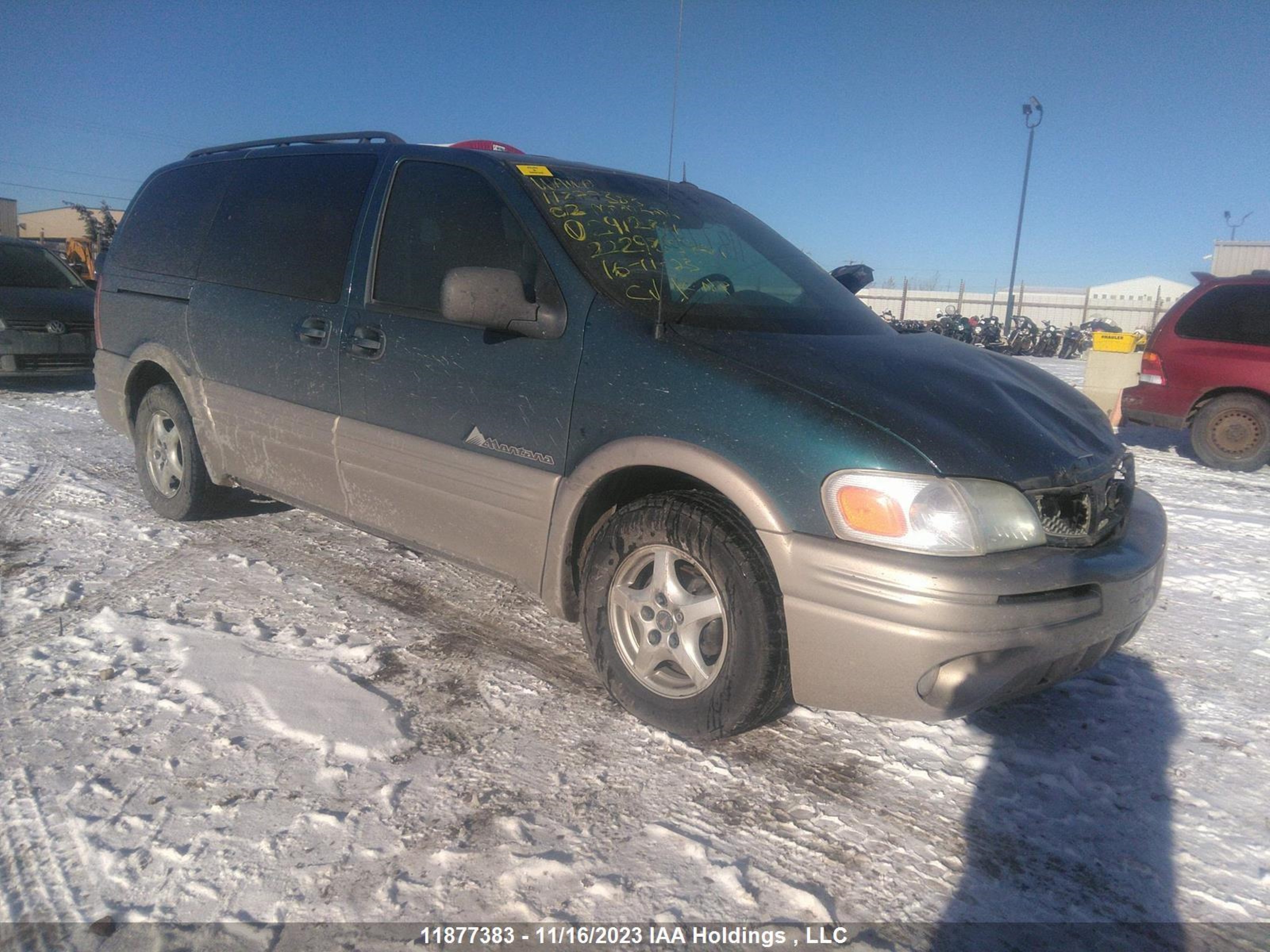 pontiac montana 2002 1gmdx03e72d291284