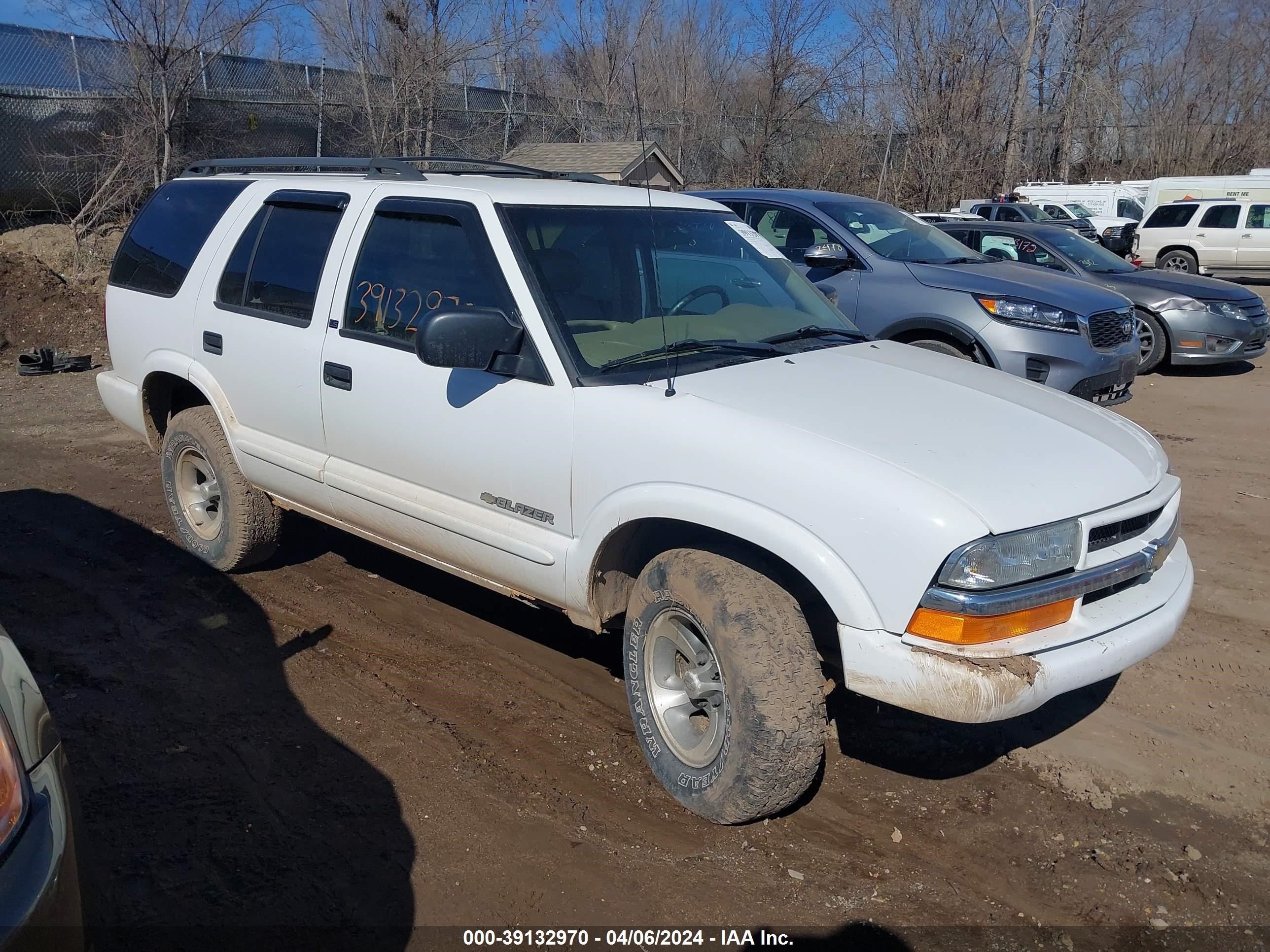 chevrolet blazer 2002 1gncs13w32k146520