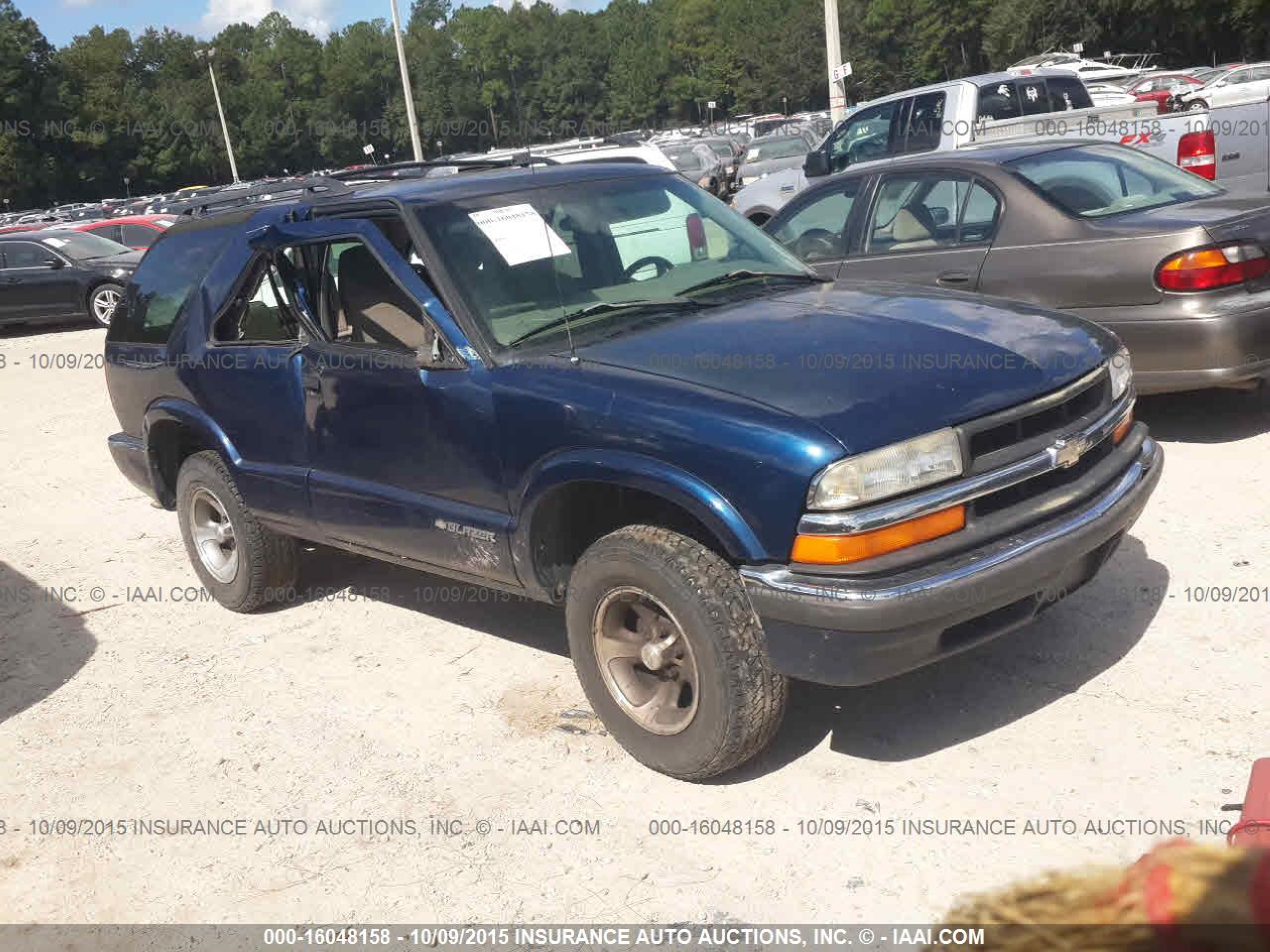 chevrolet blazer 2001 1gncs18w11k110509