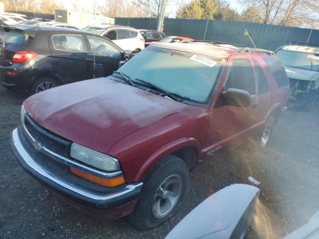 chevrolet blazer 2001 1gncs18w81k154023