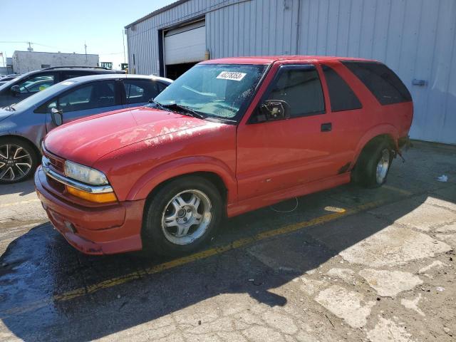 chevrolet blazer 2001 1gncs18wx1k227232