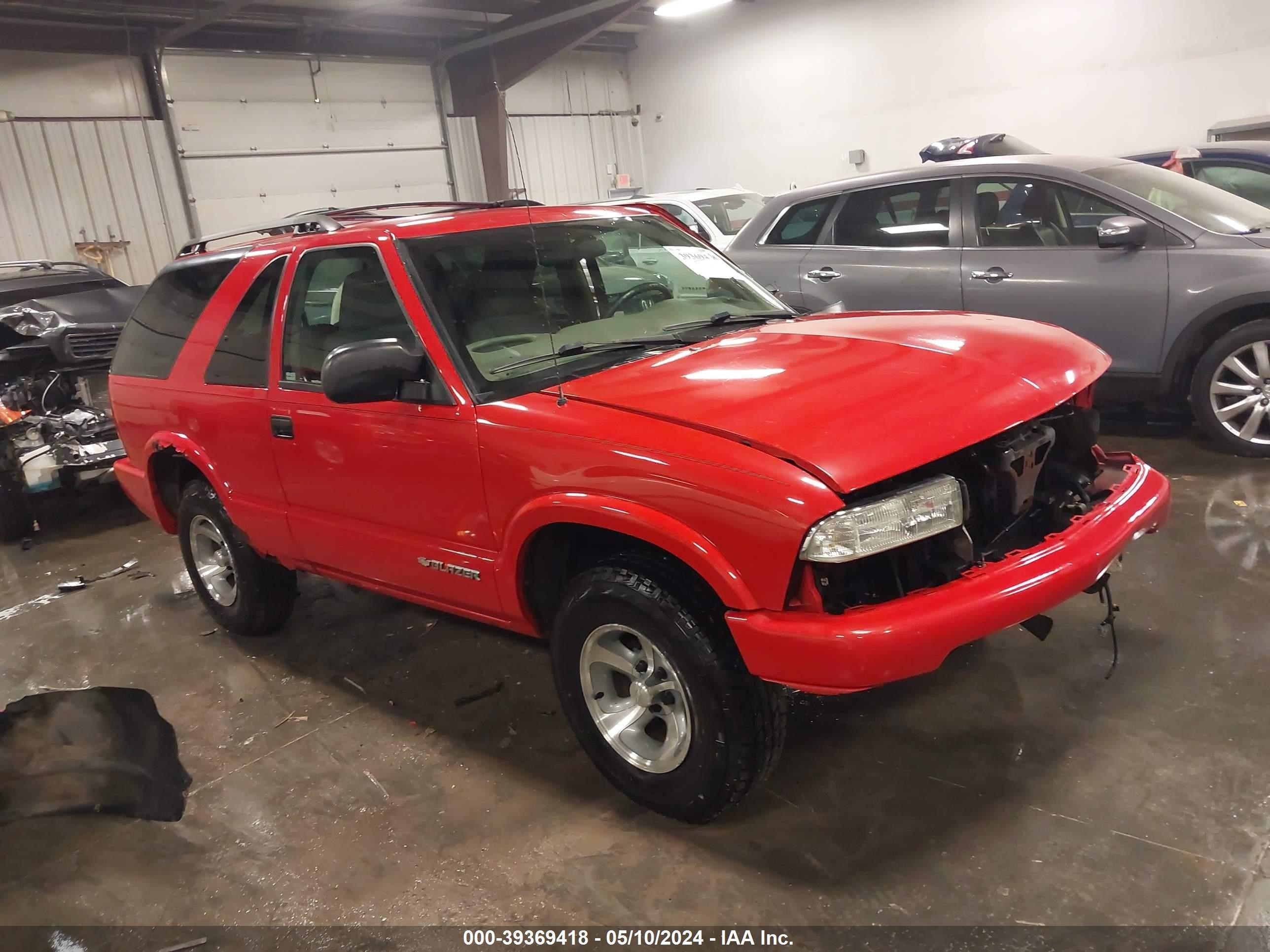 chevrolet blazer 2005 1gncs18x15k106989