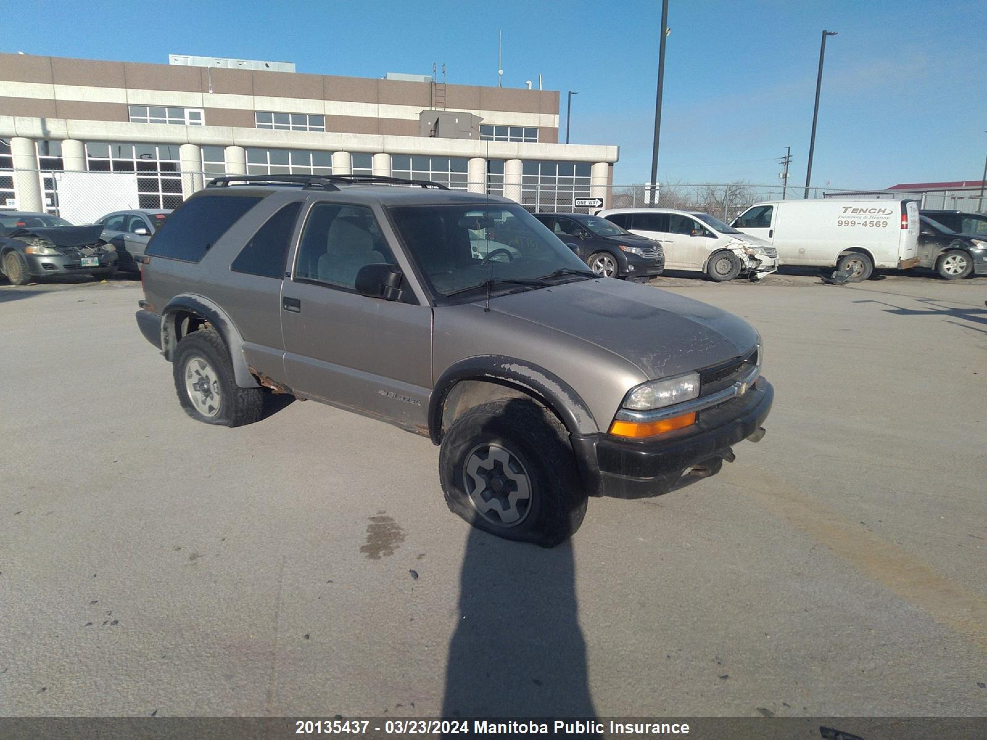 chevrolet blazer 2001 1gnct18w21k164219