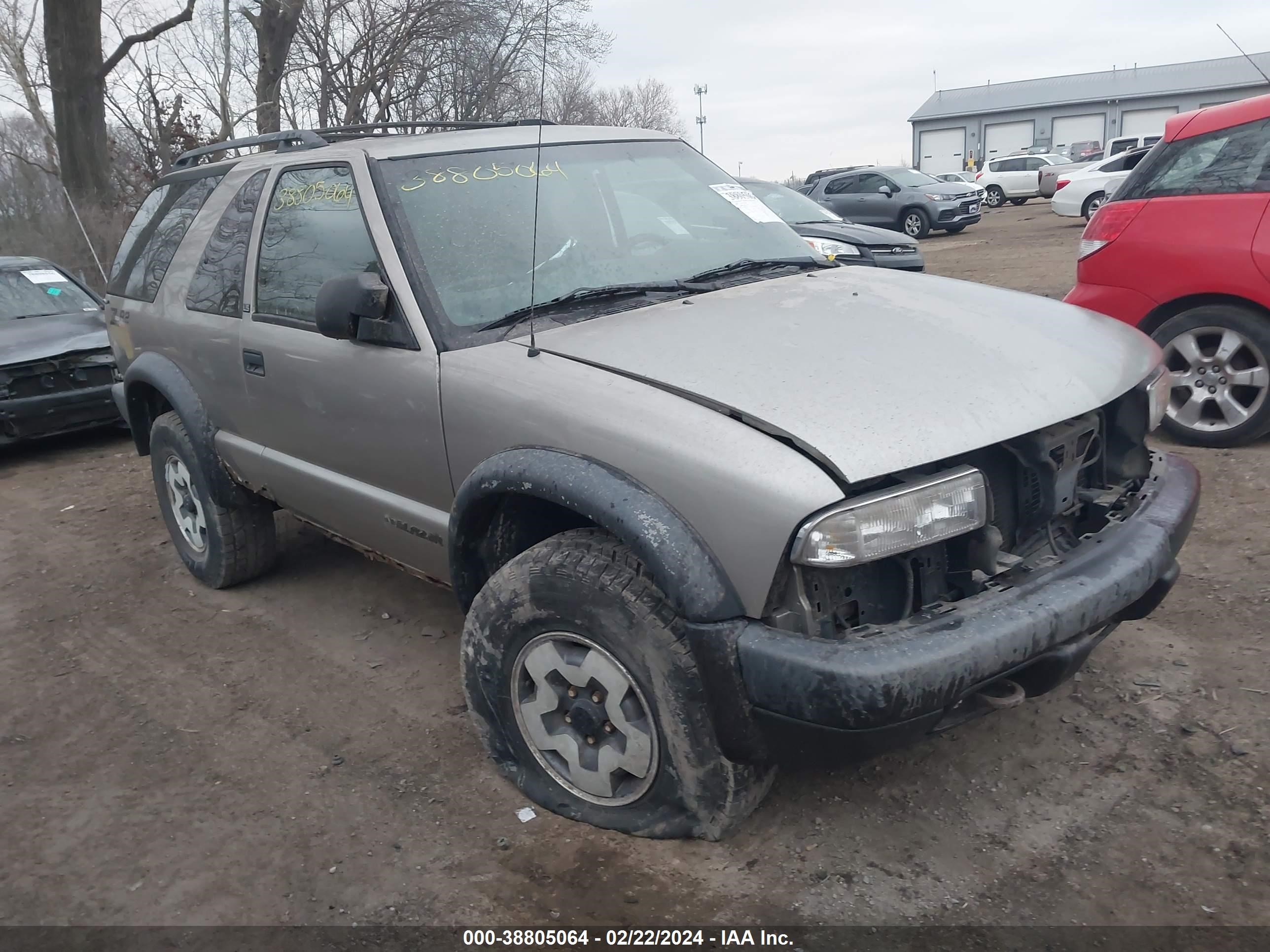 chevrolet blazer 2000 1gnct18w3yk262136