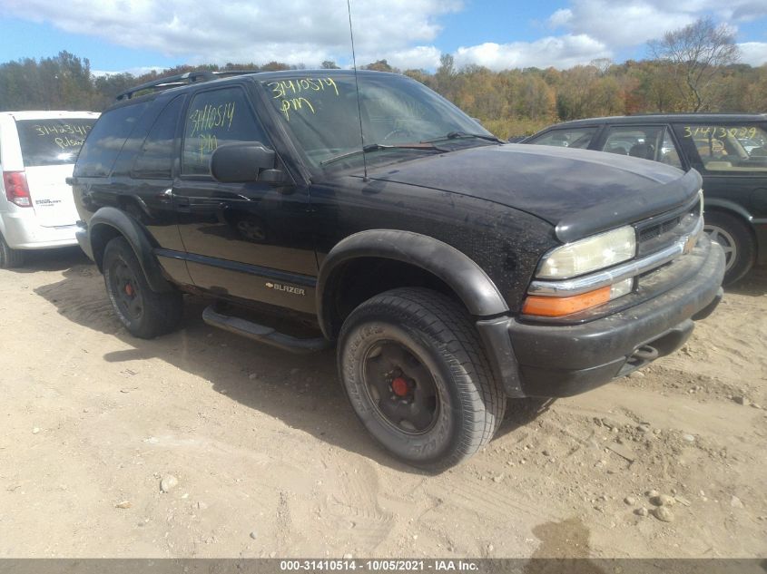 chevrolet blazer 2004 1gnct18x24k152665