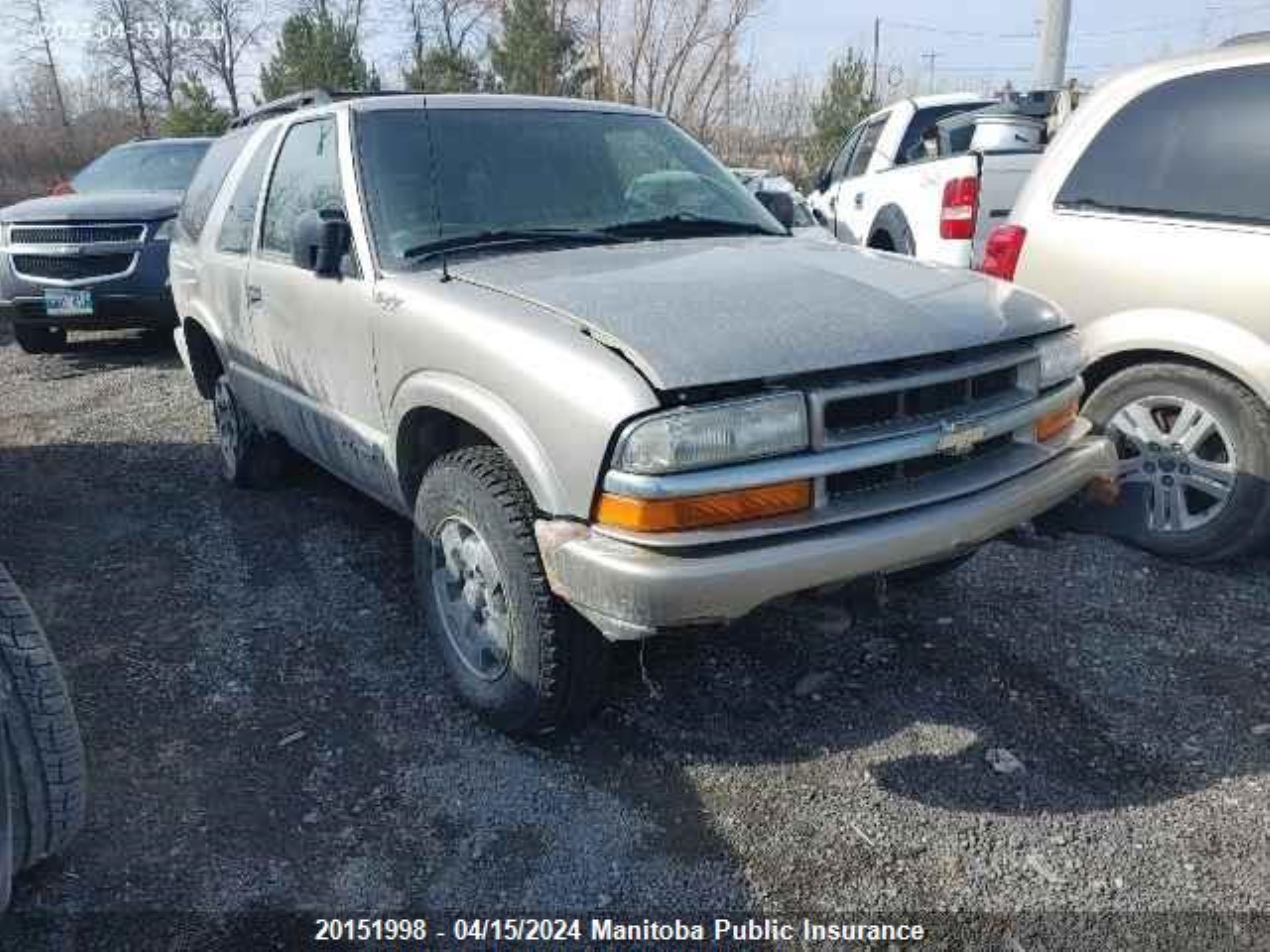 chevrolet blazer 2005 1gnct18x65k107858