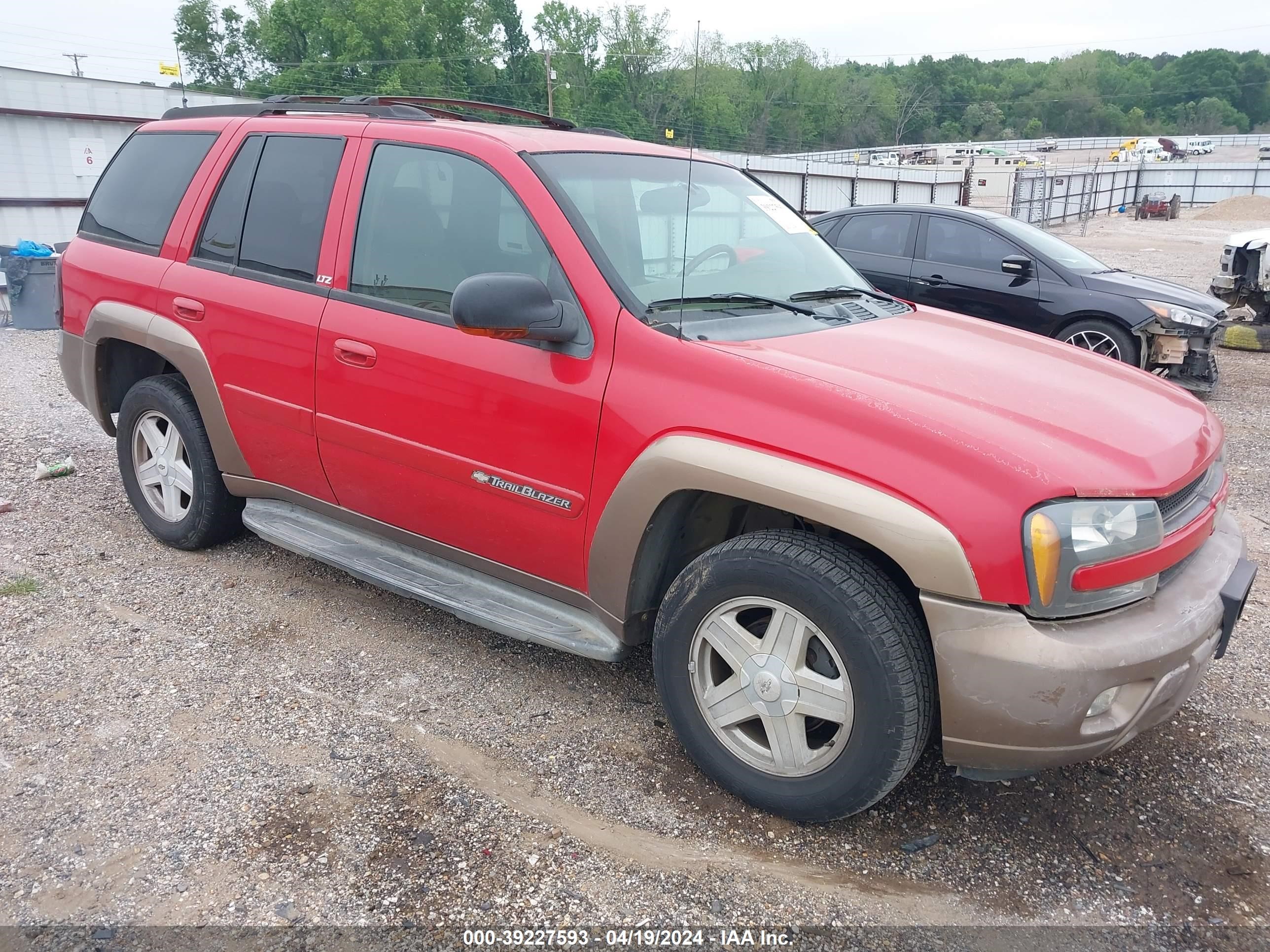 chevrolet trailblazer 2002 1gnds13s022237262