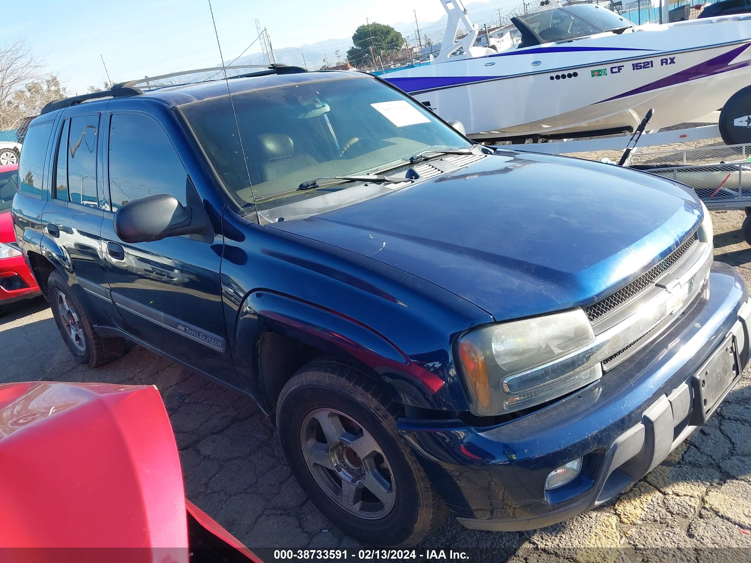 chevrolet trailblazer 2002 1gnds13s122370743