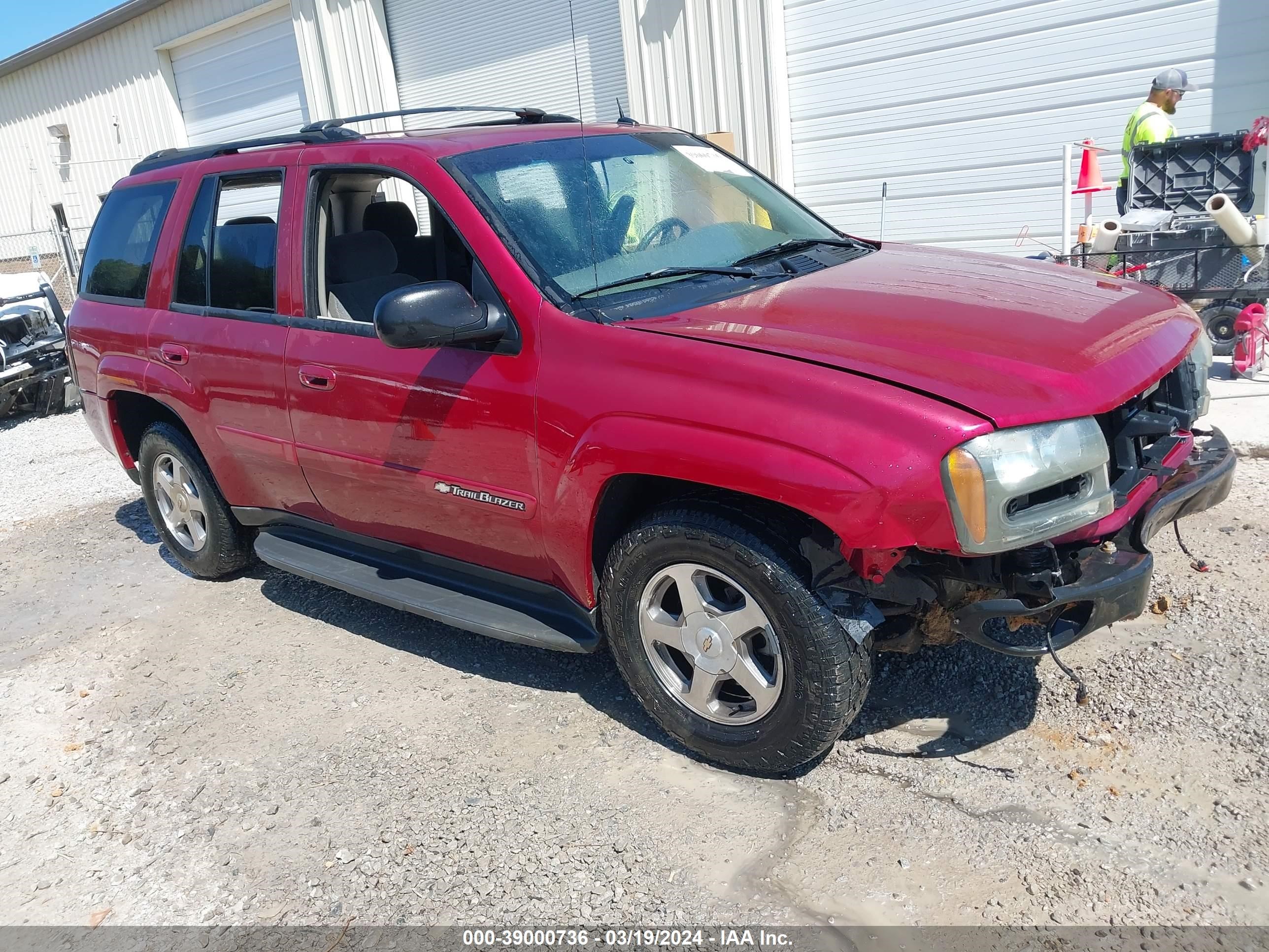 chevrolet trailblazer 2004 1gnds13s142120471