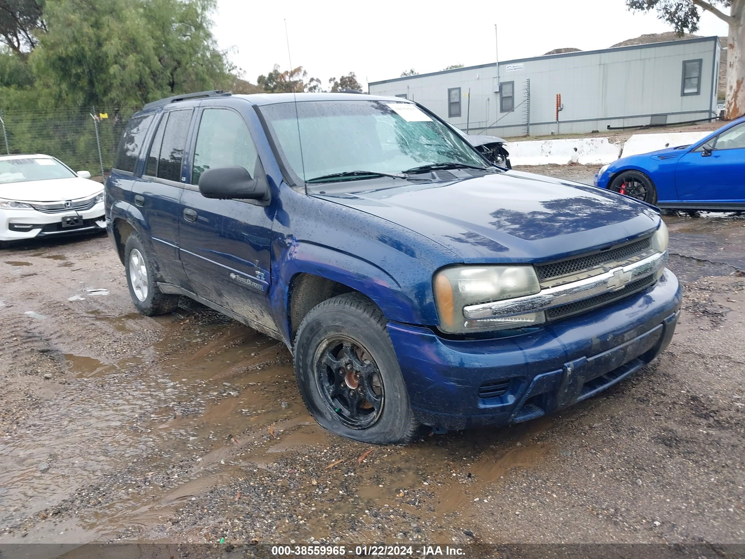 chevrolet trailblazer 2002 1gnds13s622277250