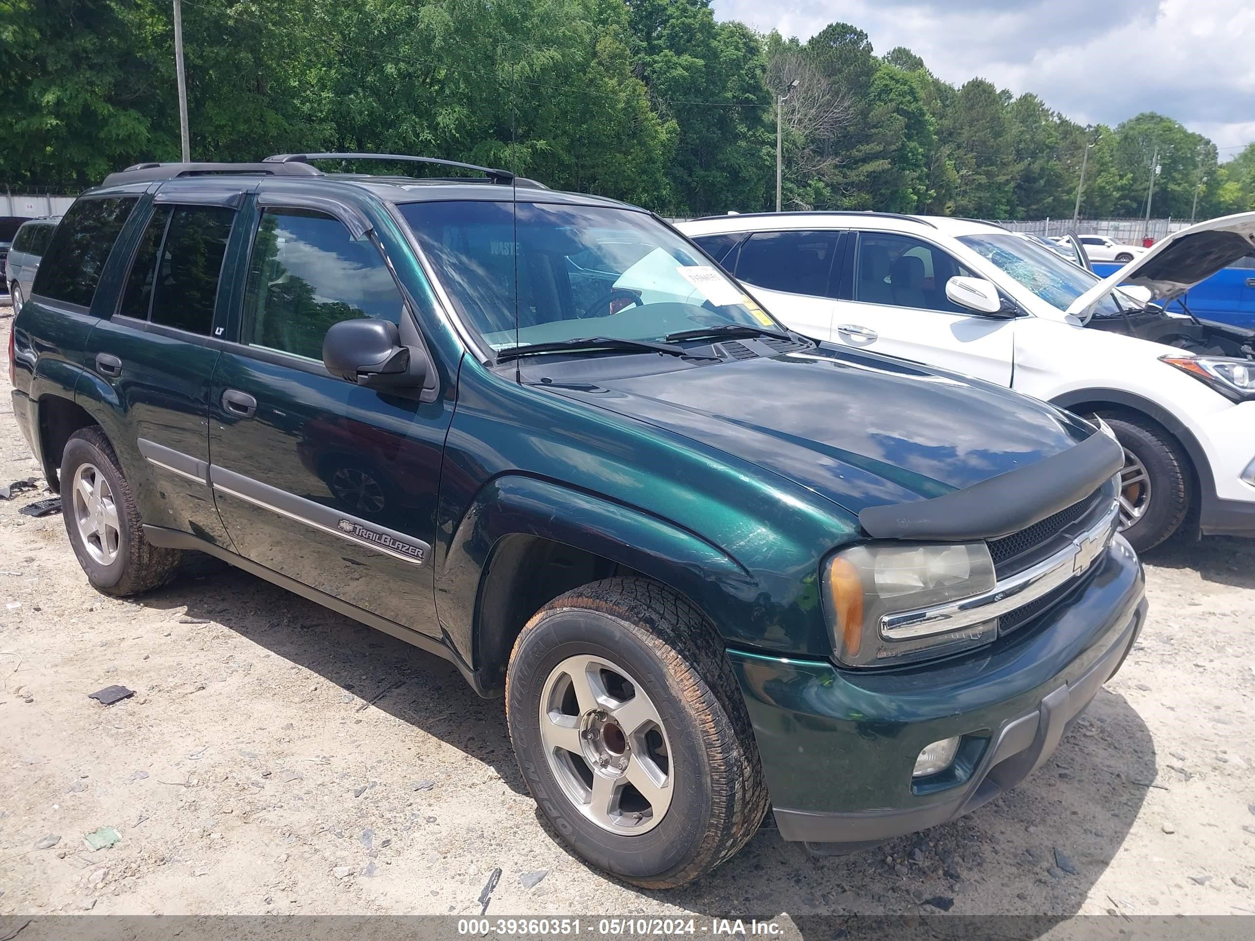 chevrolet trailblazer 2002 1gnds13s922260779