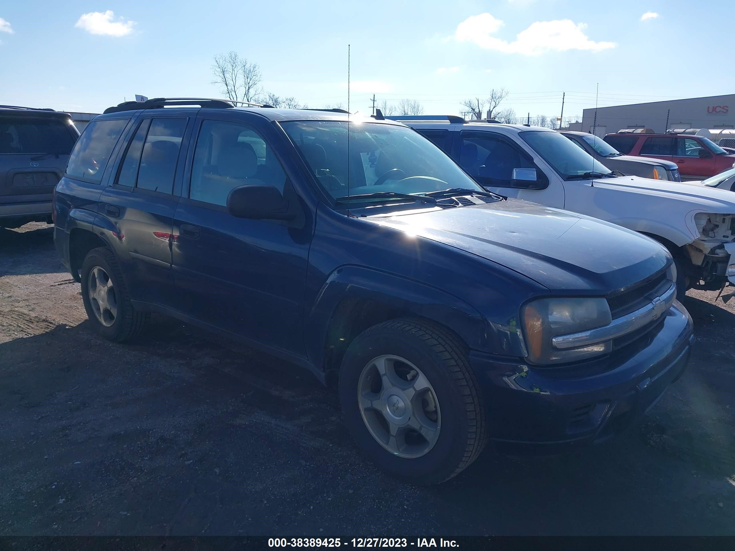 chevrolet trailblazer 2007 1gnds13s972116835