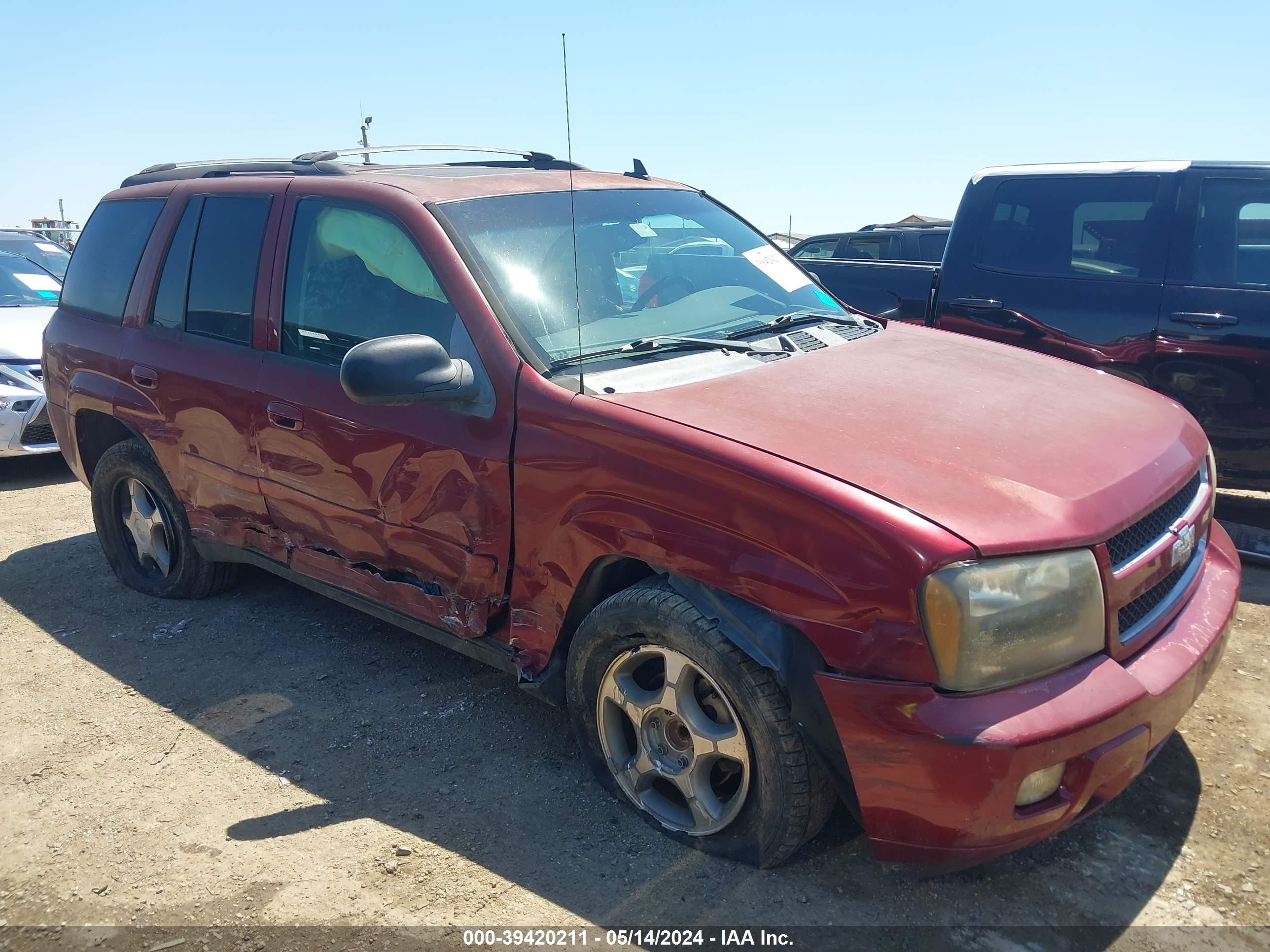 chevrolet trailblazer 2009 1gnds33sx92106605