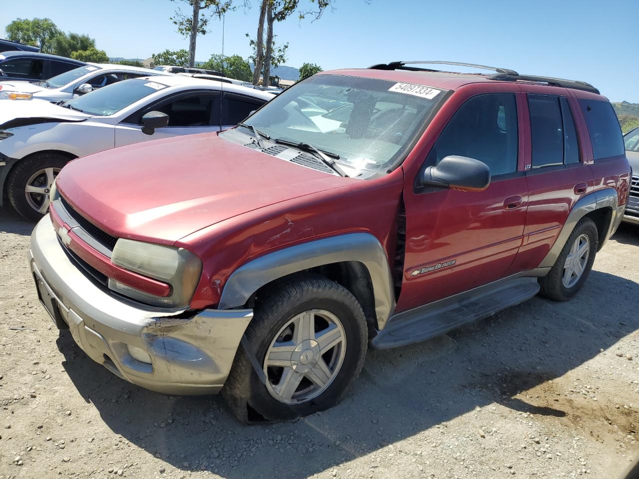 chevrolet trailblazer 2002 1gndt13s022364591