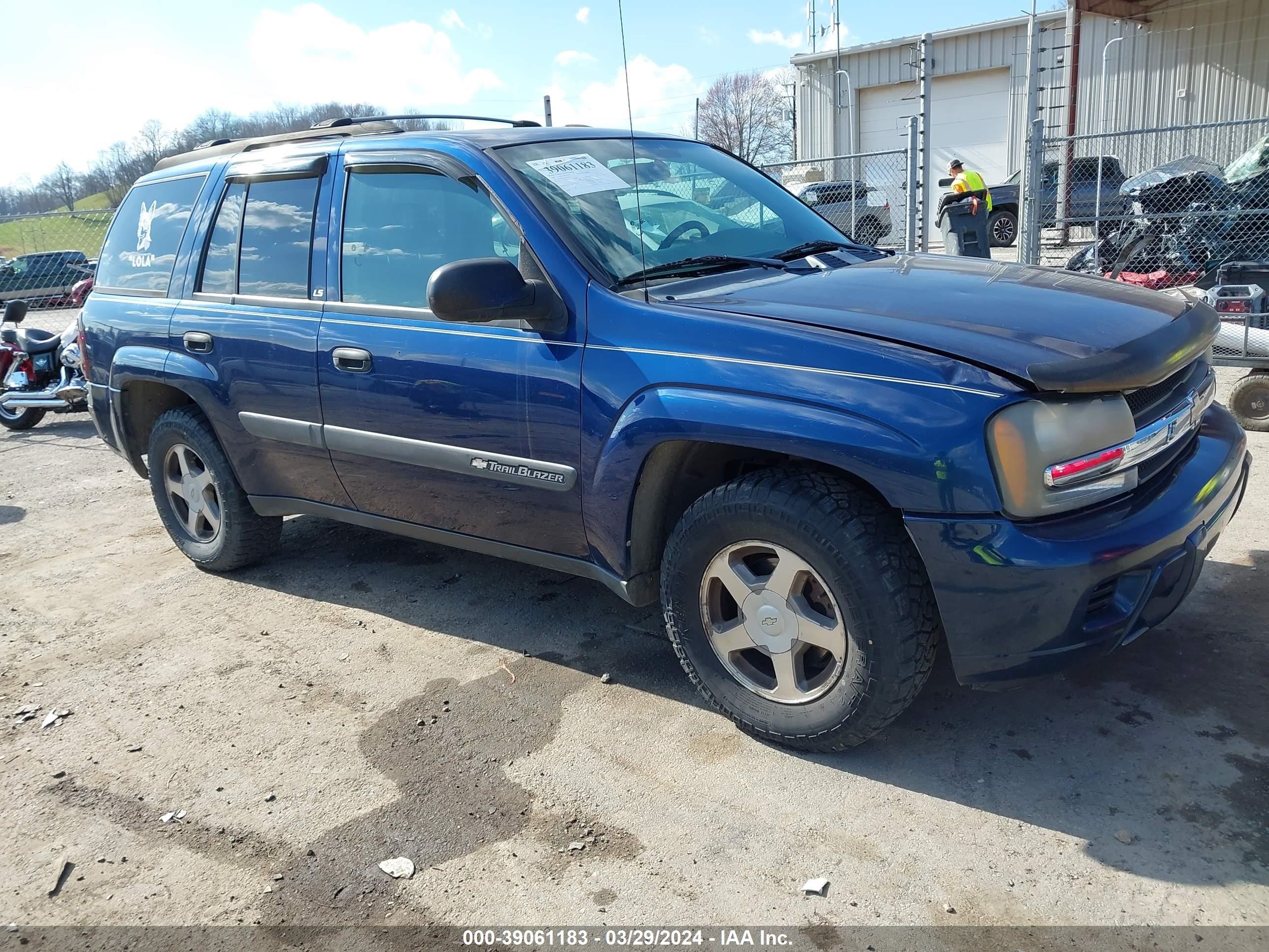 chevrolet trailblazer 2004 1gndt13s042334767