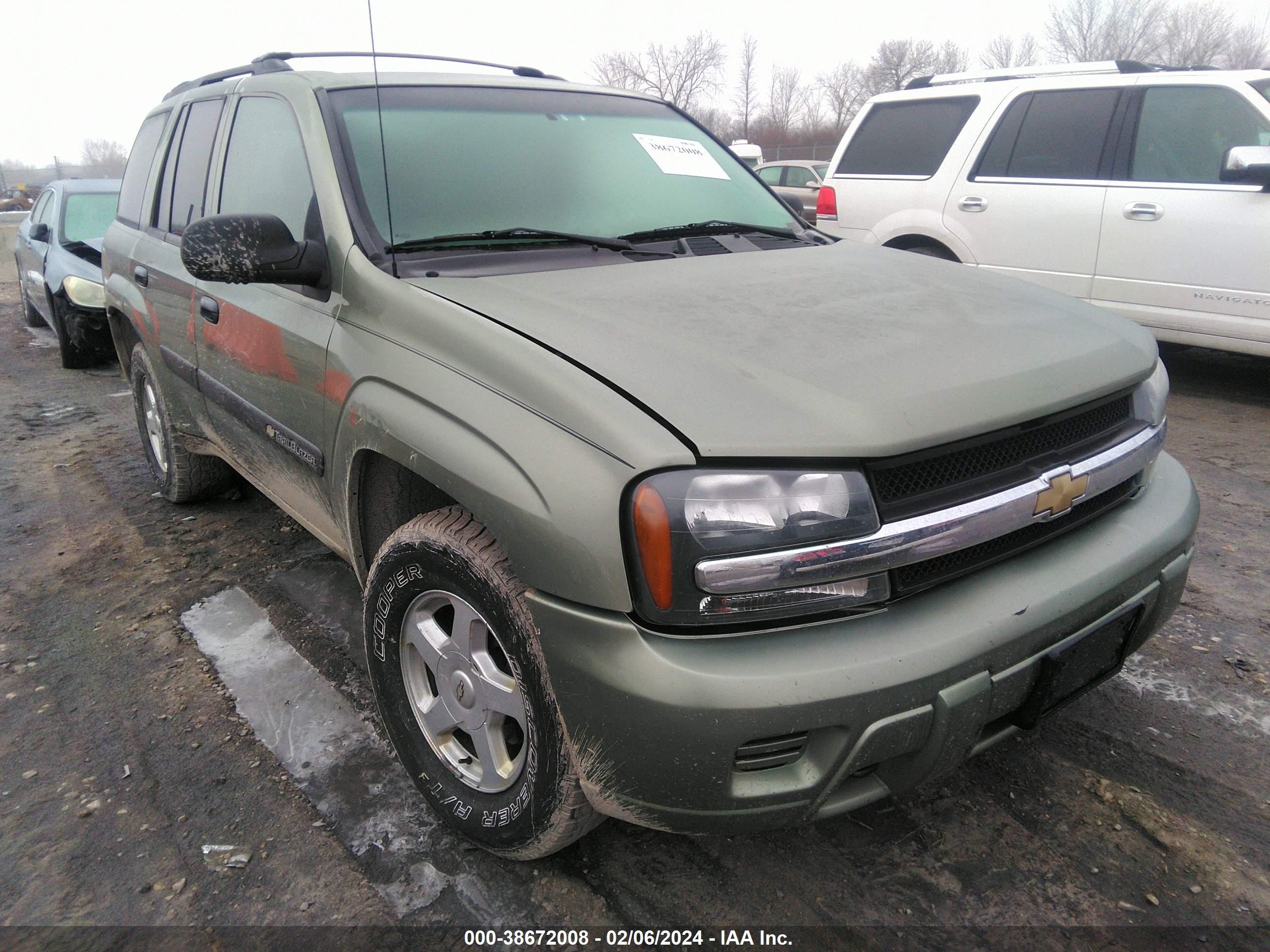 chevrolet trailblazer 2003 1gndt13s532232413