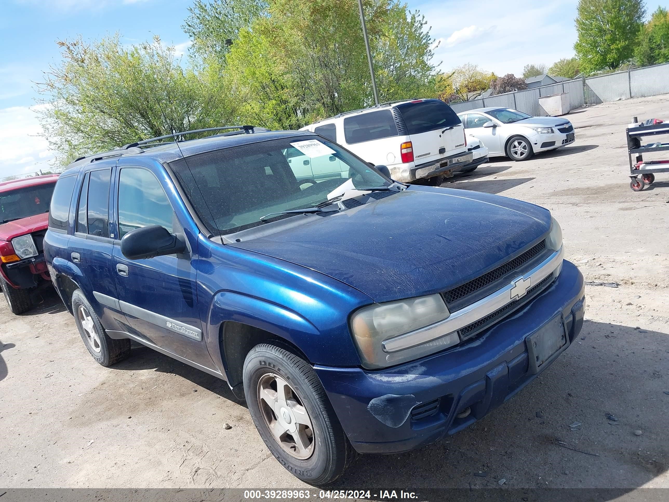 chevrolet trailblazer 2004 1gndt13s542107851