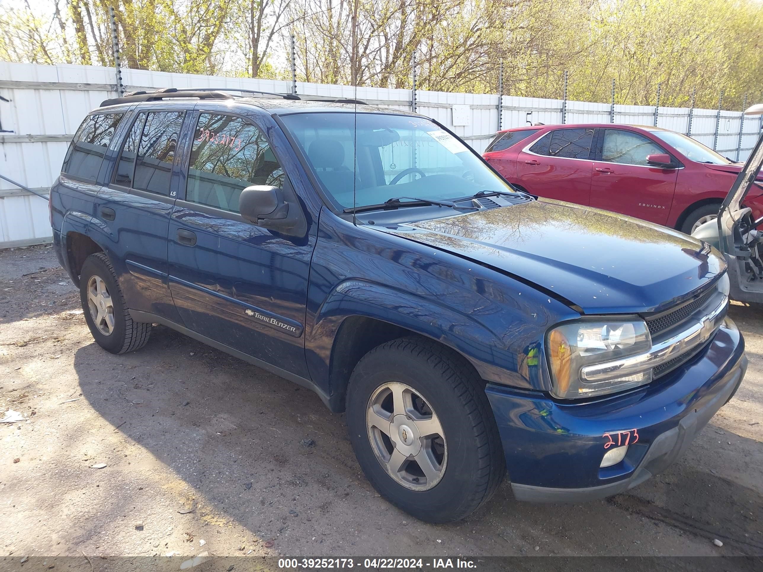 chevrolet trailblazer 2002 1gndt13s622506488