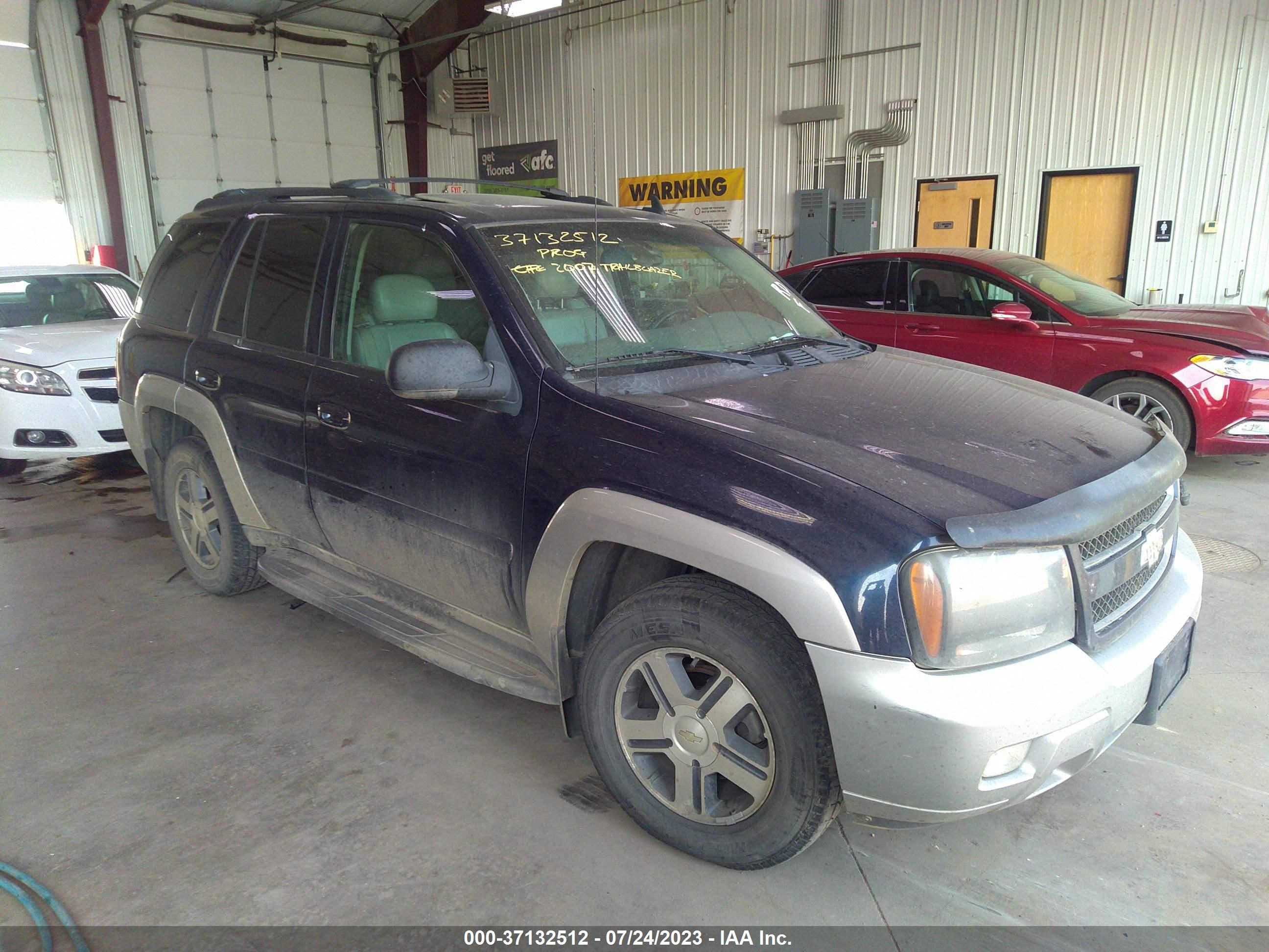 chevrolet trailblazer 2007 1gndt13s672293095