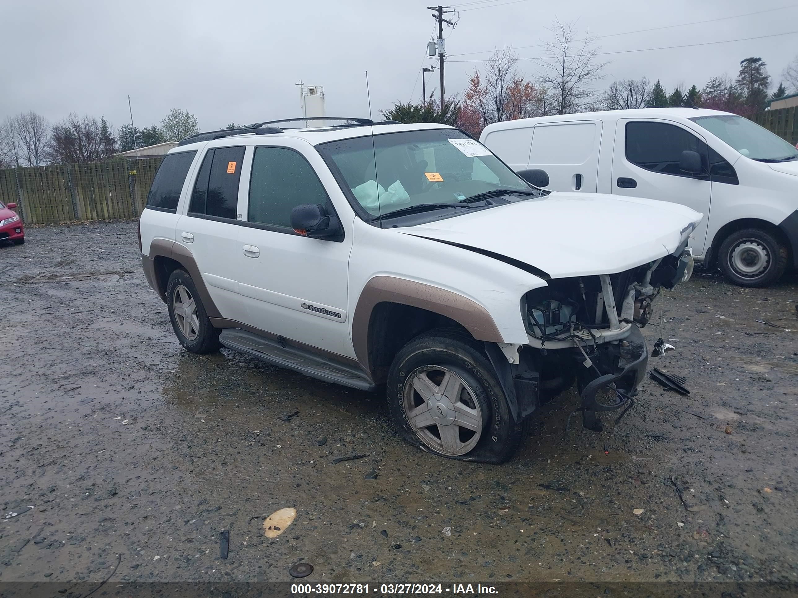 chevrolet trailblazer 2002 1gndt13s722232170