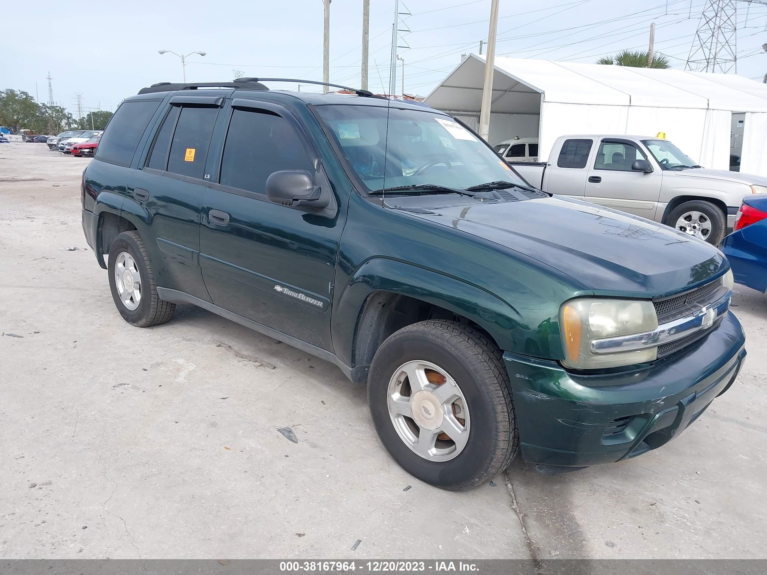 chevrolet trailblazer 2002 1gndt13s722374714