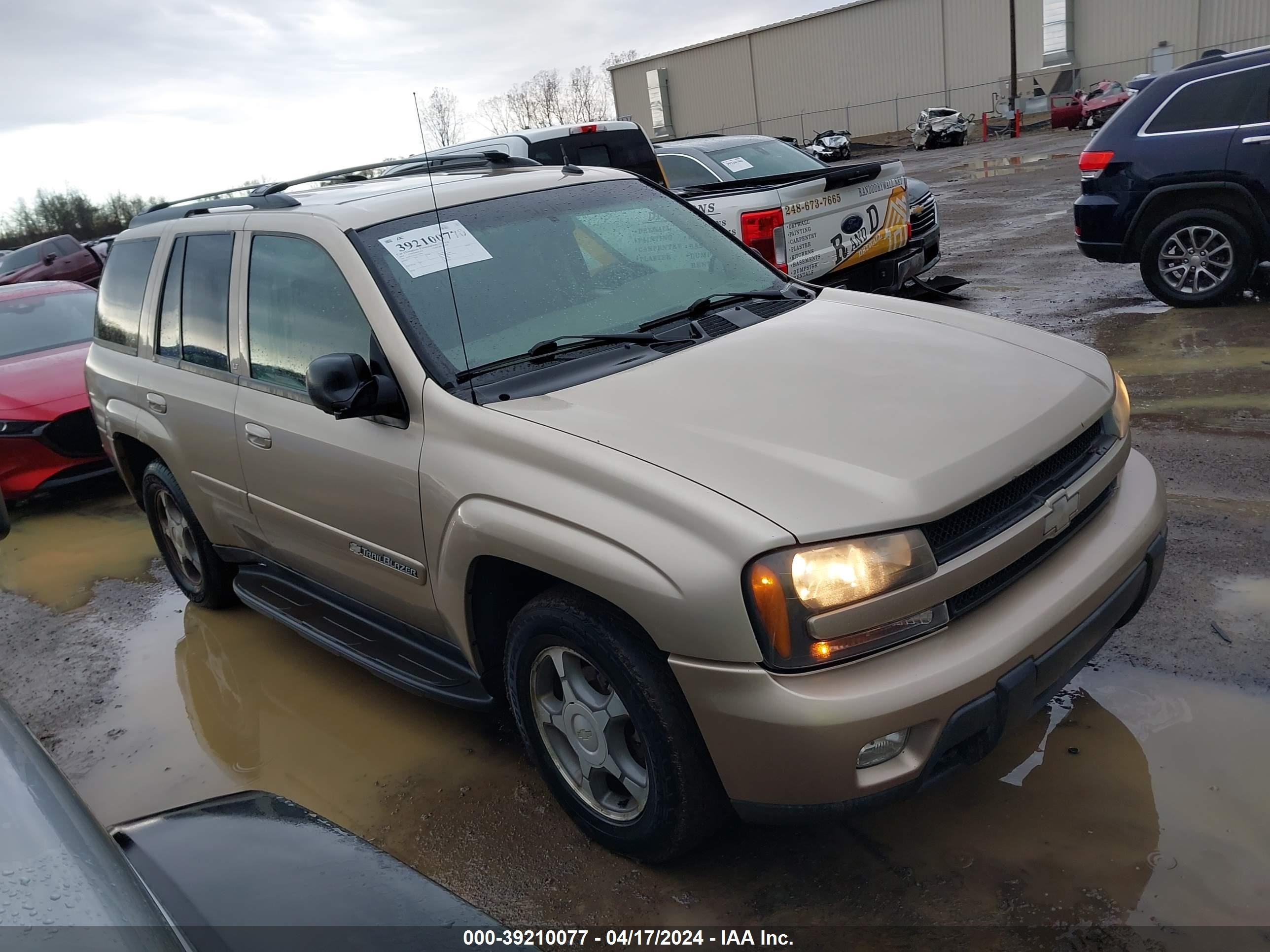 chevrolet trailblazer 2004 1gndt13s742170806