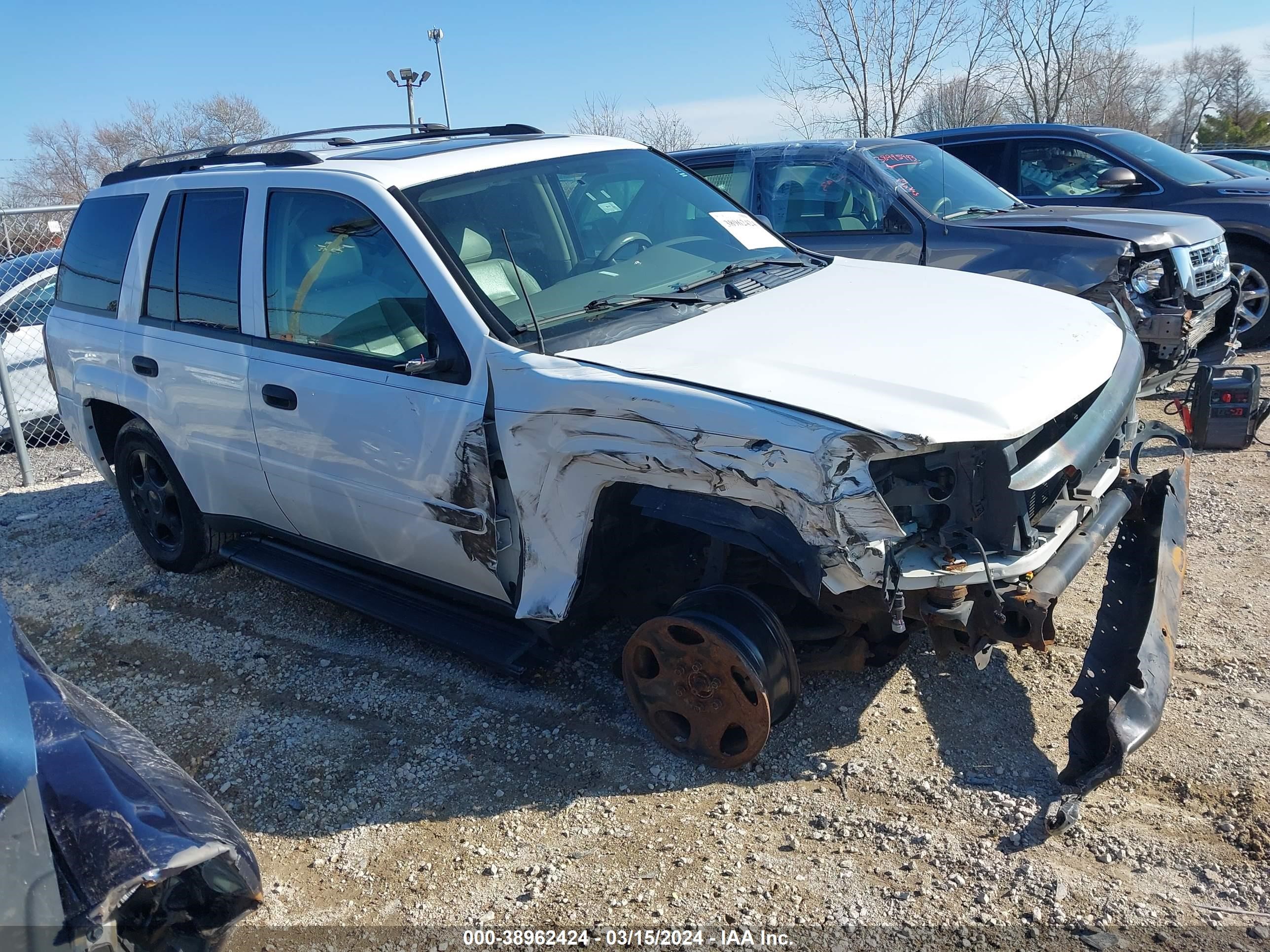 chevrolet trailblazer 2007 1gndt13s772125644