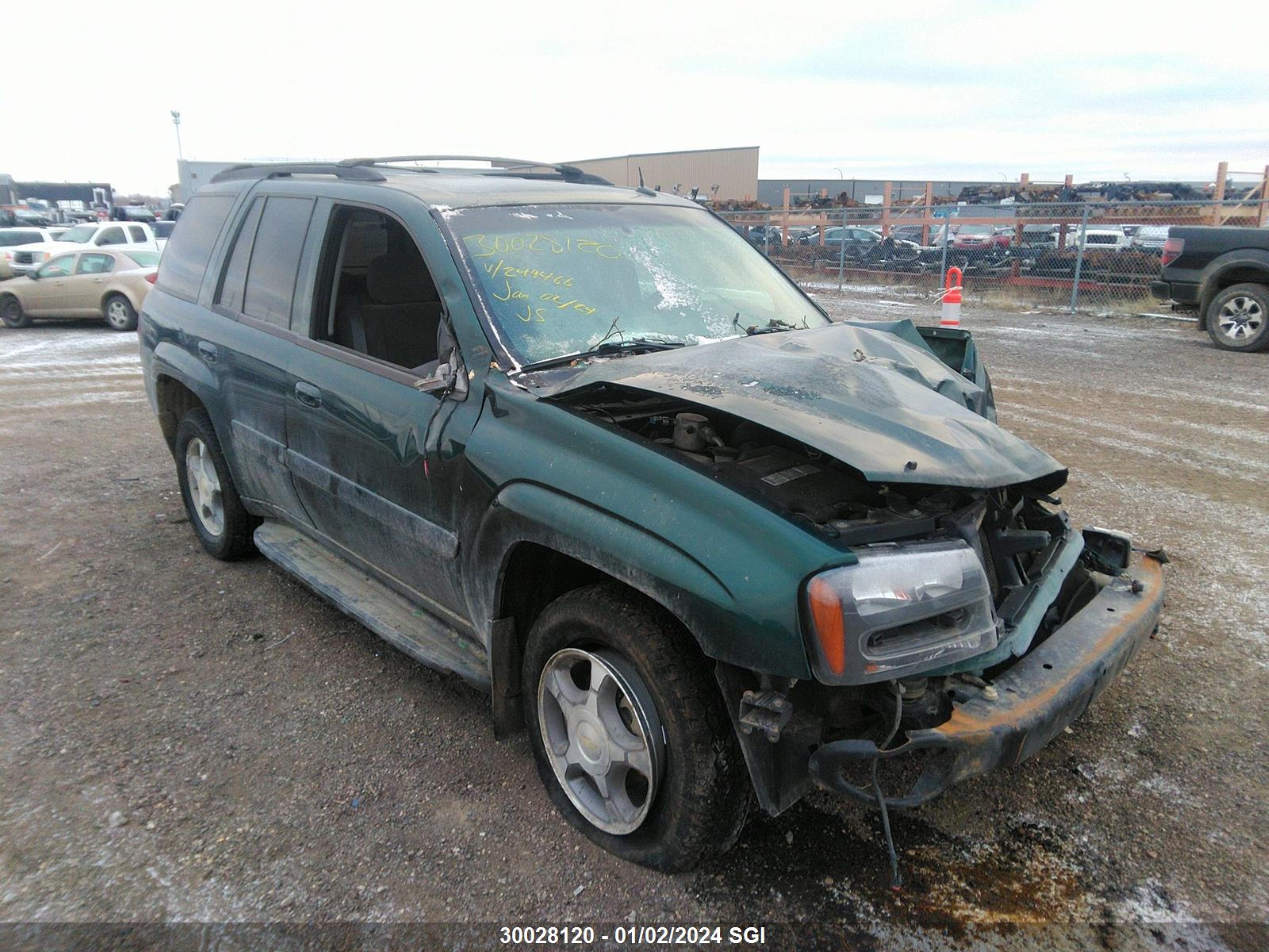 chevrolet trailblazer 2005 1gndt13s852249466