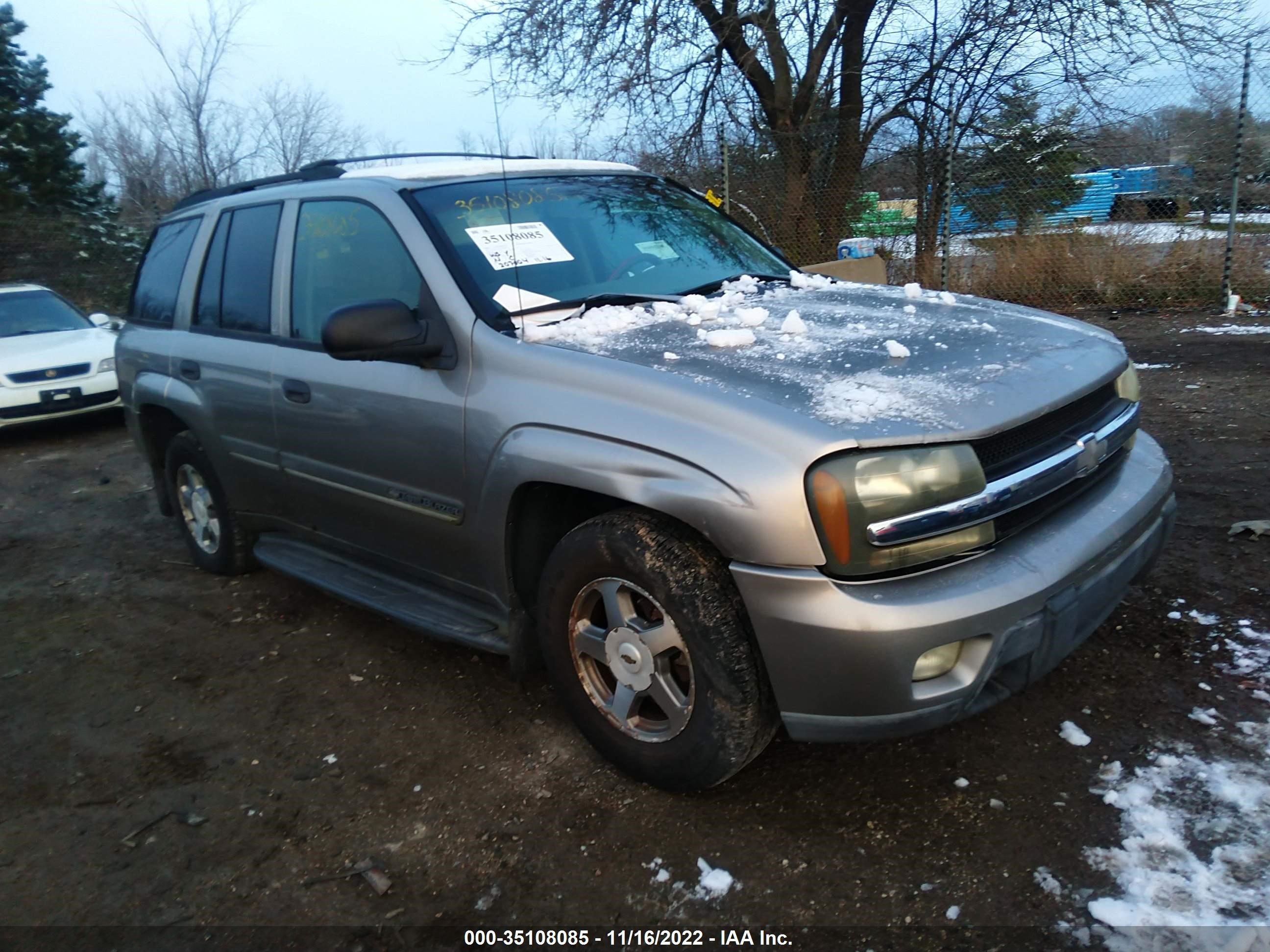 chevrolet trailblazer 2002 1gndt13s922379865