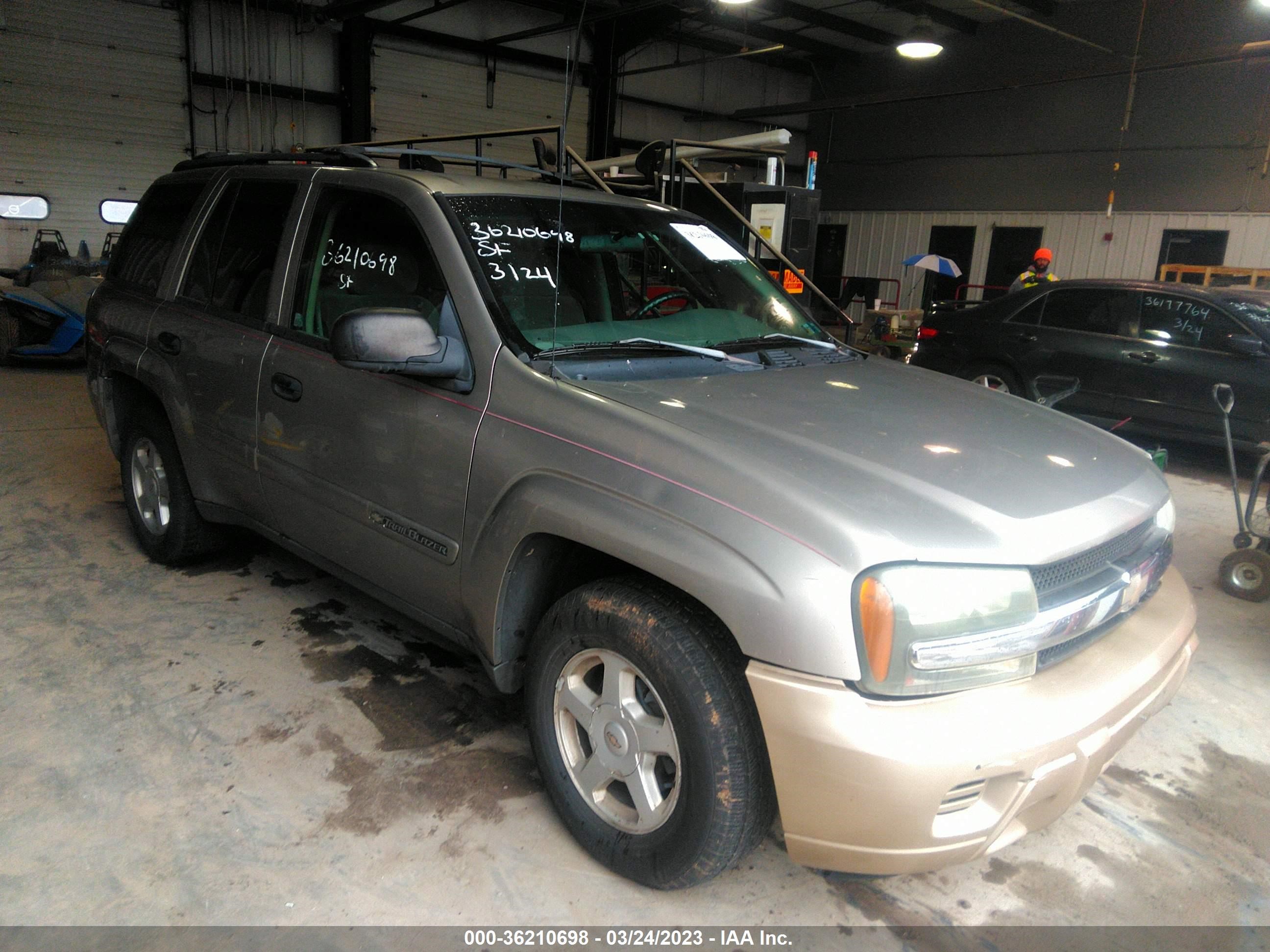 chevrolet trailblazer 2002 1gndt13s922486463