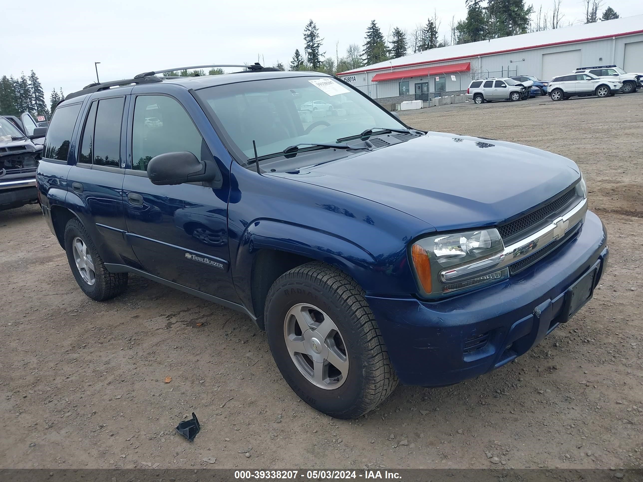 chevrolet trailblazer 2002 1gndt13sx22499173