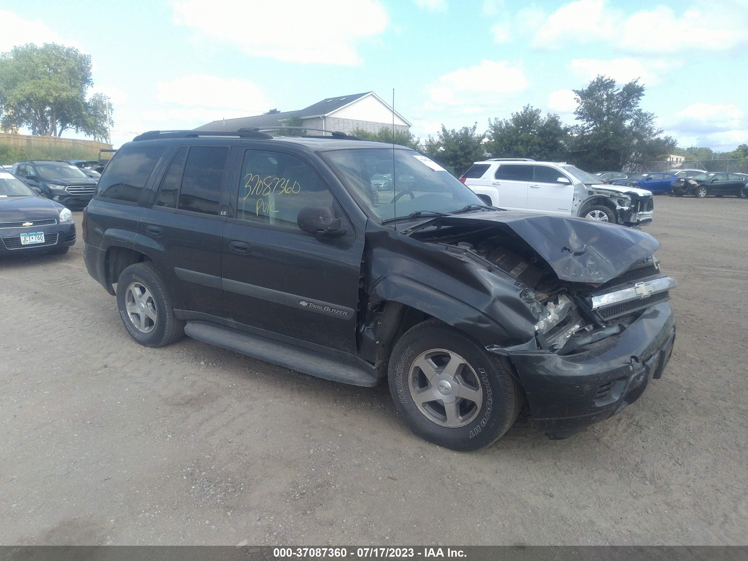 chevrolet trailblazer 2004 1gndt13sx42338972