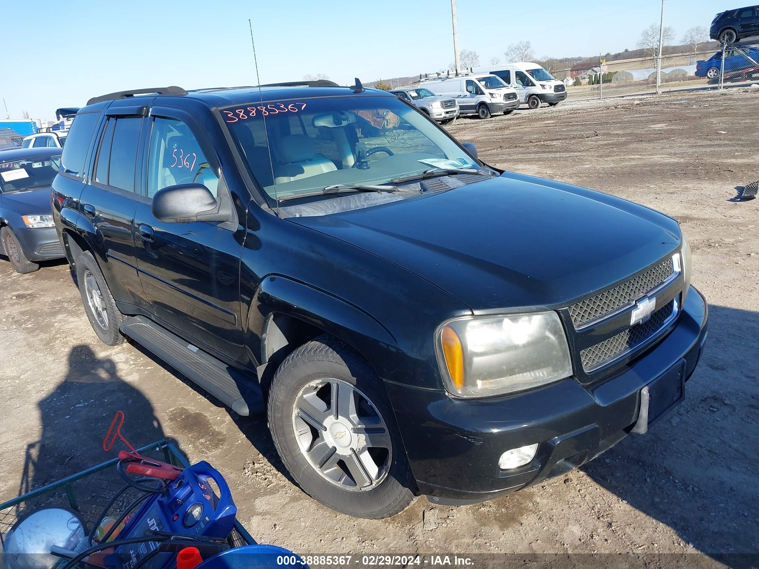 chevrolet trailblazer 2007 1gndt13sx72189175