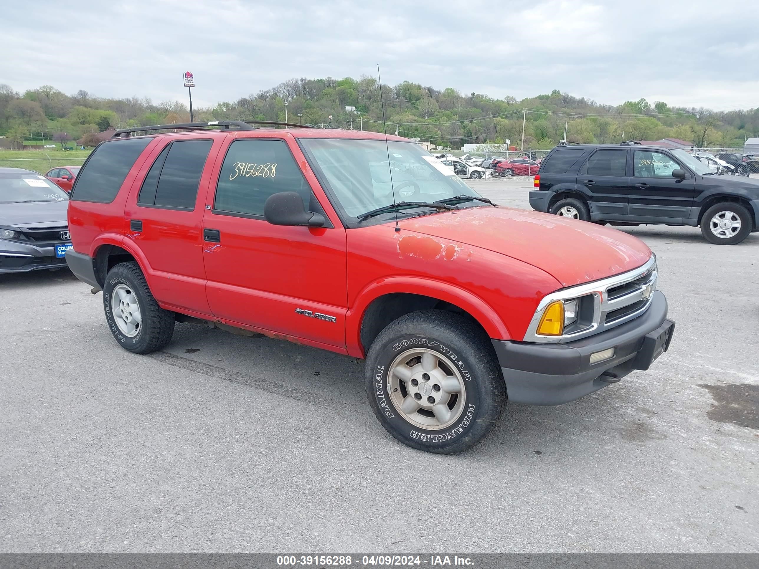 chevrolet blazer 1995 1gndt13w1s2127644