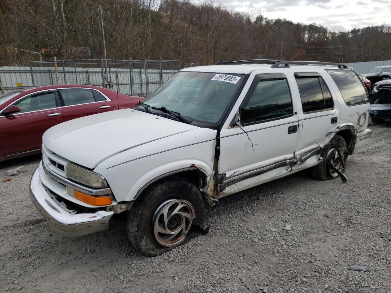 chevrolet blazer 1999 1gndt13w1x2204259