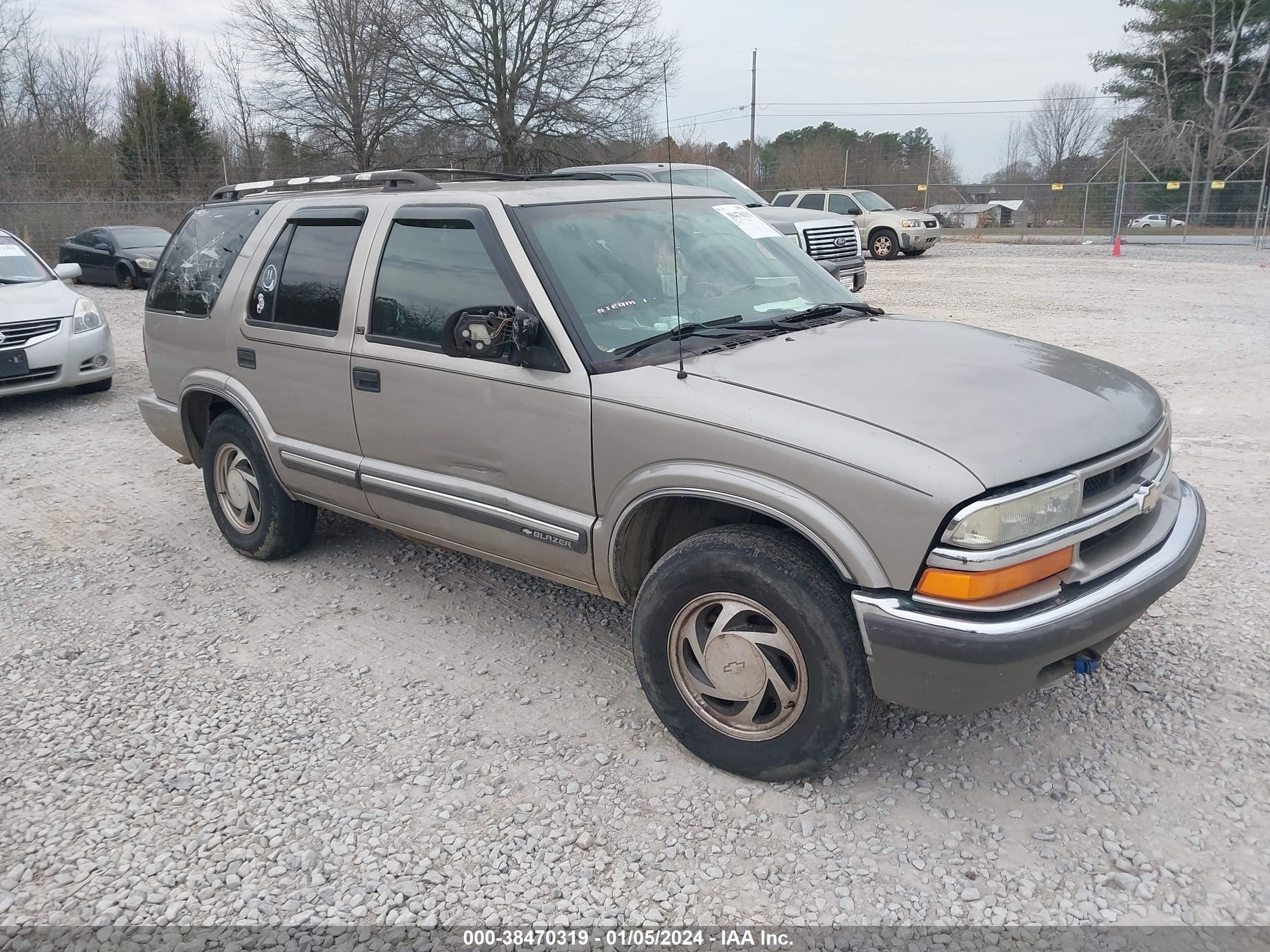 chevrolet blazer 2001 1gndt13w21k204181