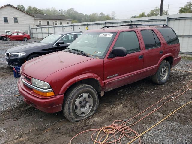 chevrolet blazer 2002 1gndt13w32k241483