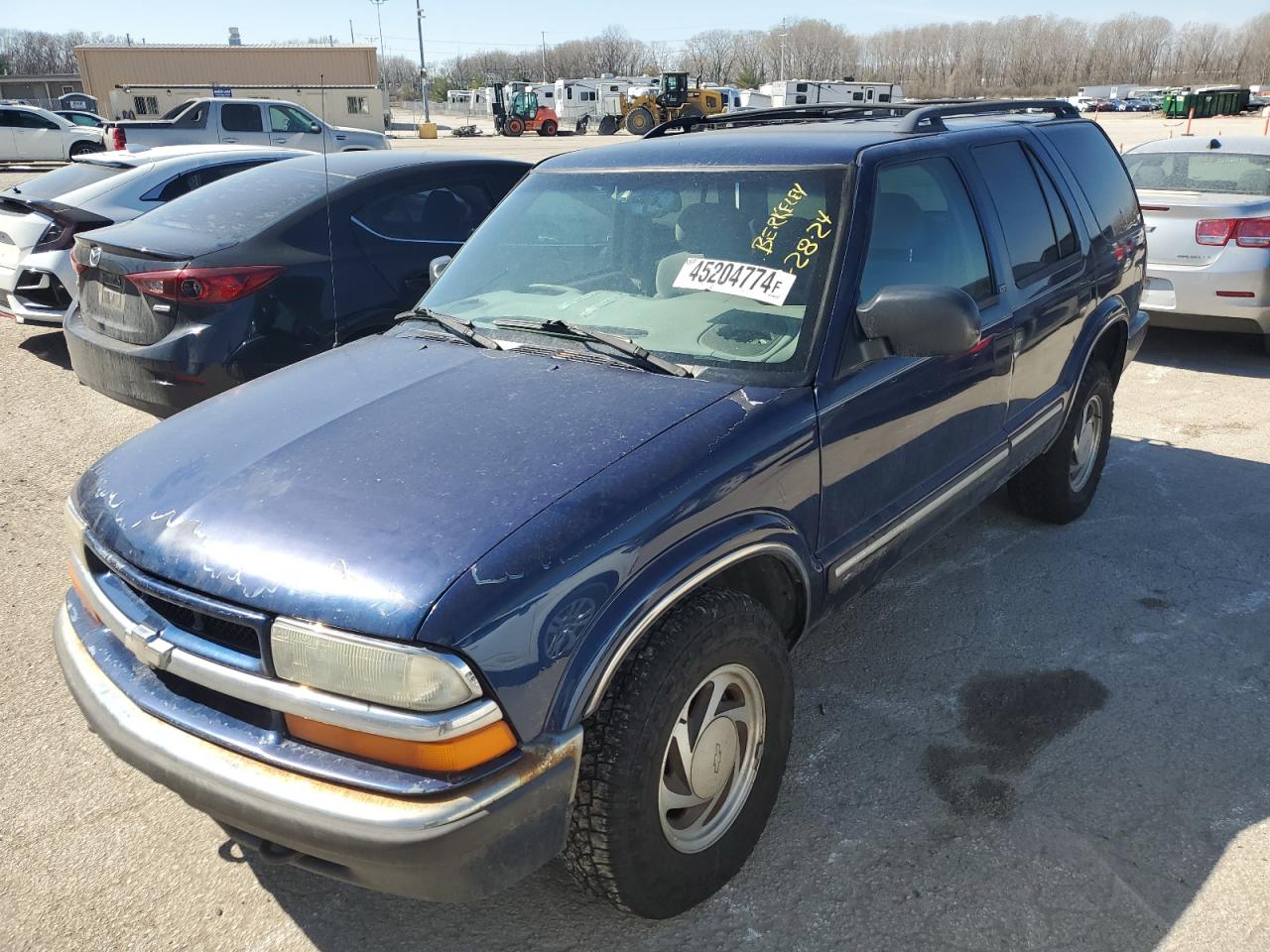 chevrolet blazer 2001 1gndt13w81k261467