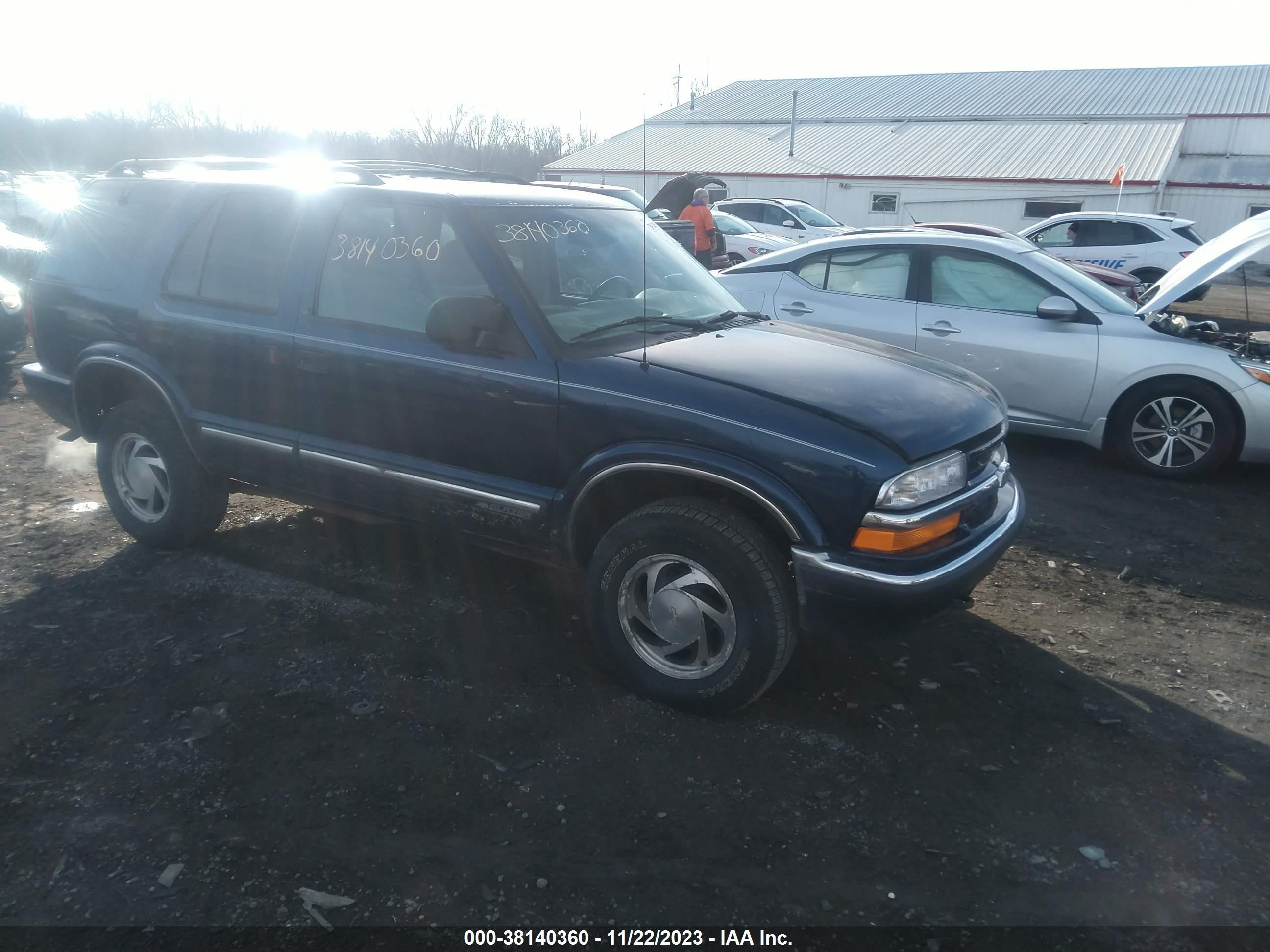 chevrolet blazer 2001 1gndt13w912206994