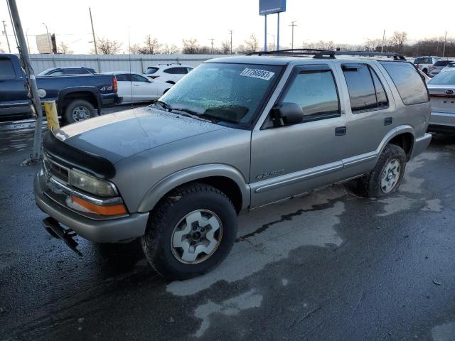 chevrolet blazer 2002 1gndt13w92k221755