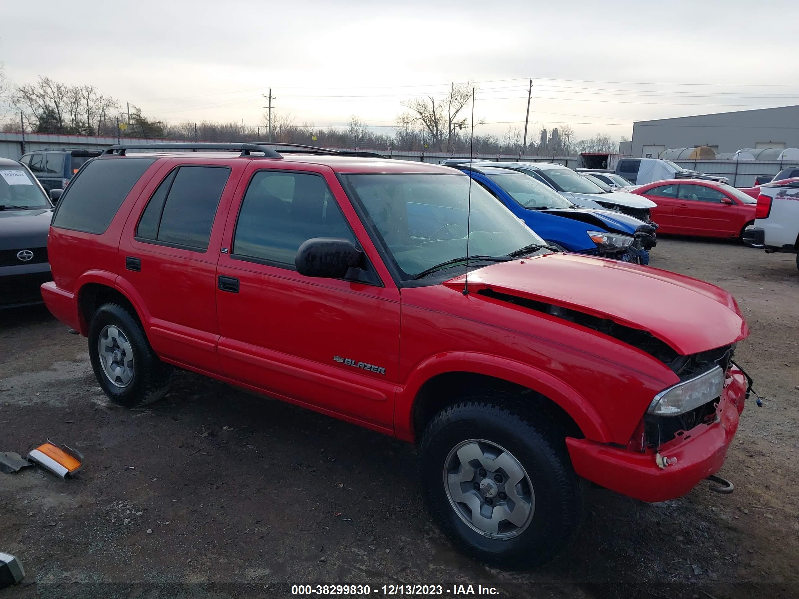 chevrolet blazer 2003 1gndt13x33k119815