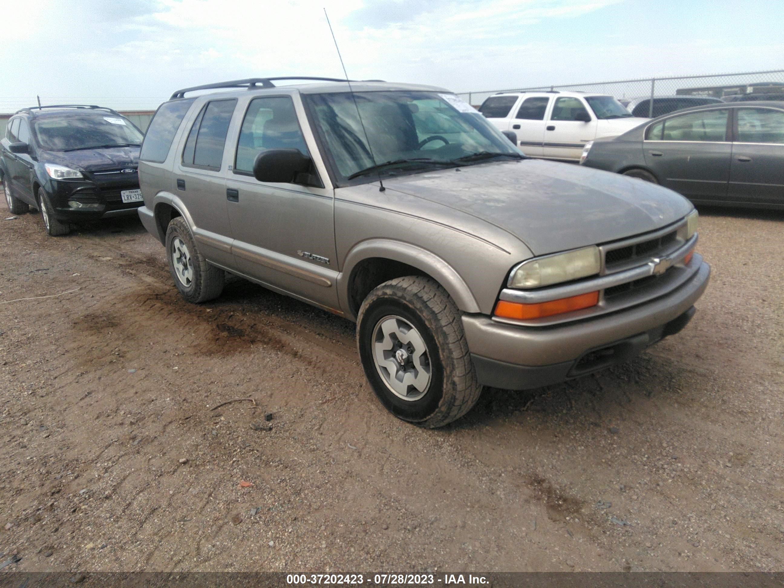 chevrolet blazer 2003 1gndt13x73k150789