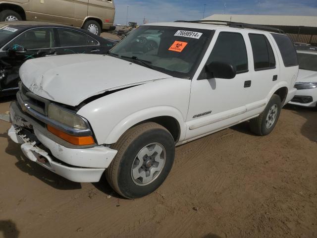 chevrolet blazer 2004 1gndt13x74k161079