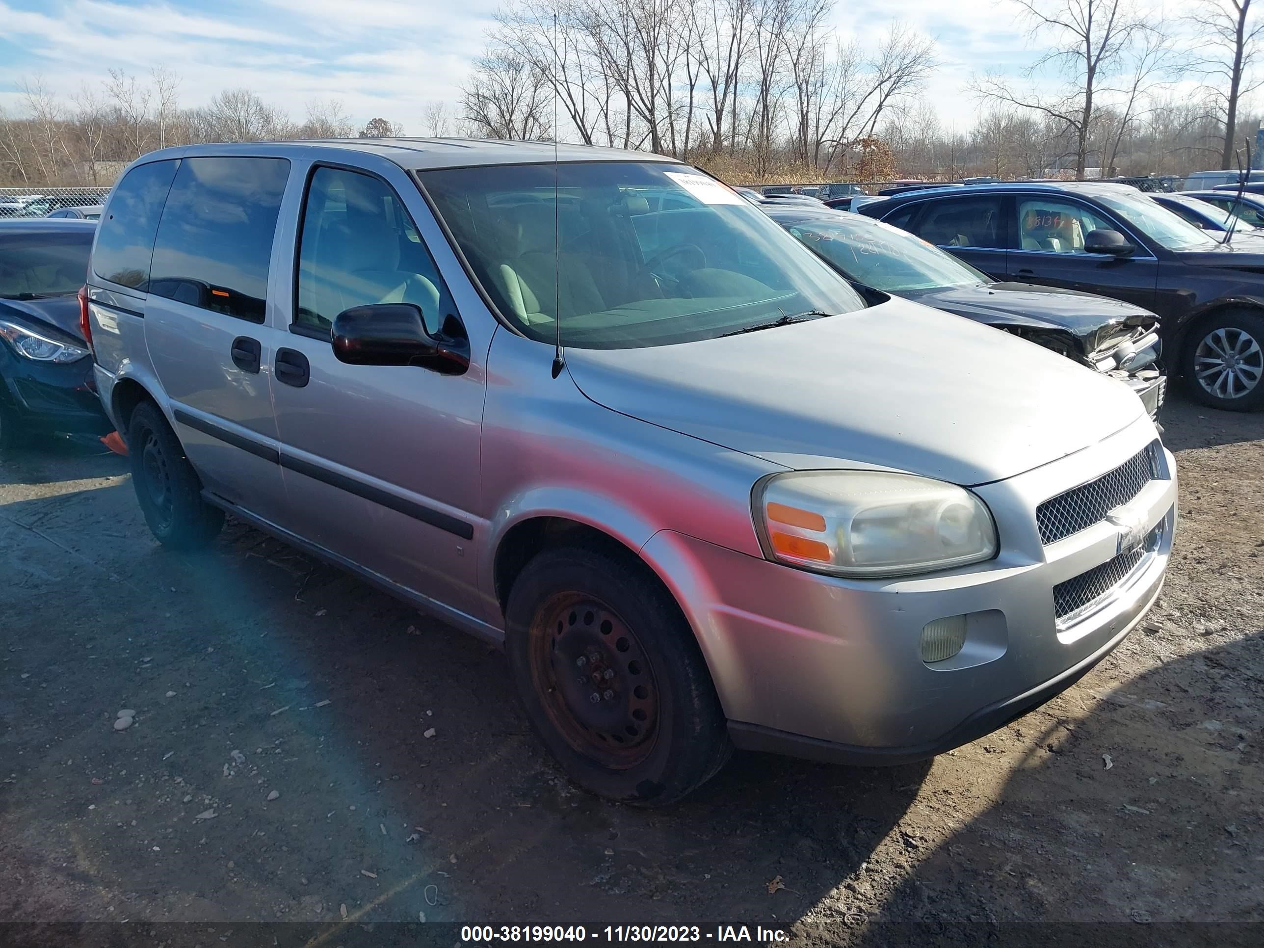 chevrolet uplander 2007 1gndu23w47d184256