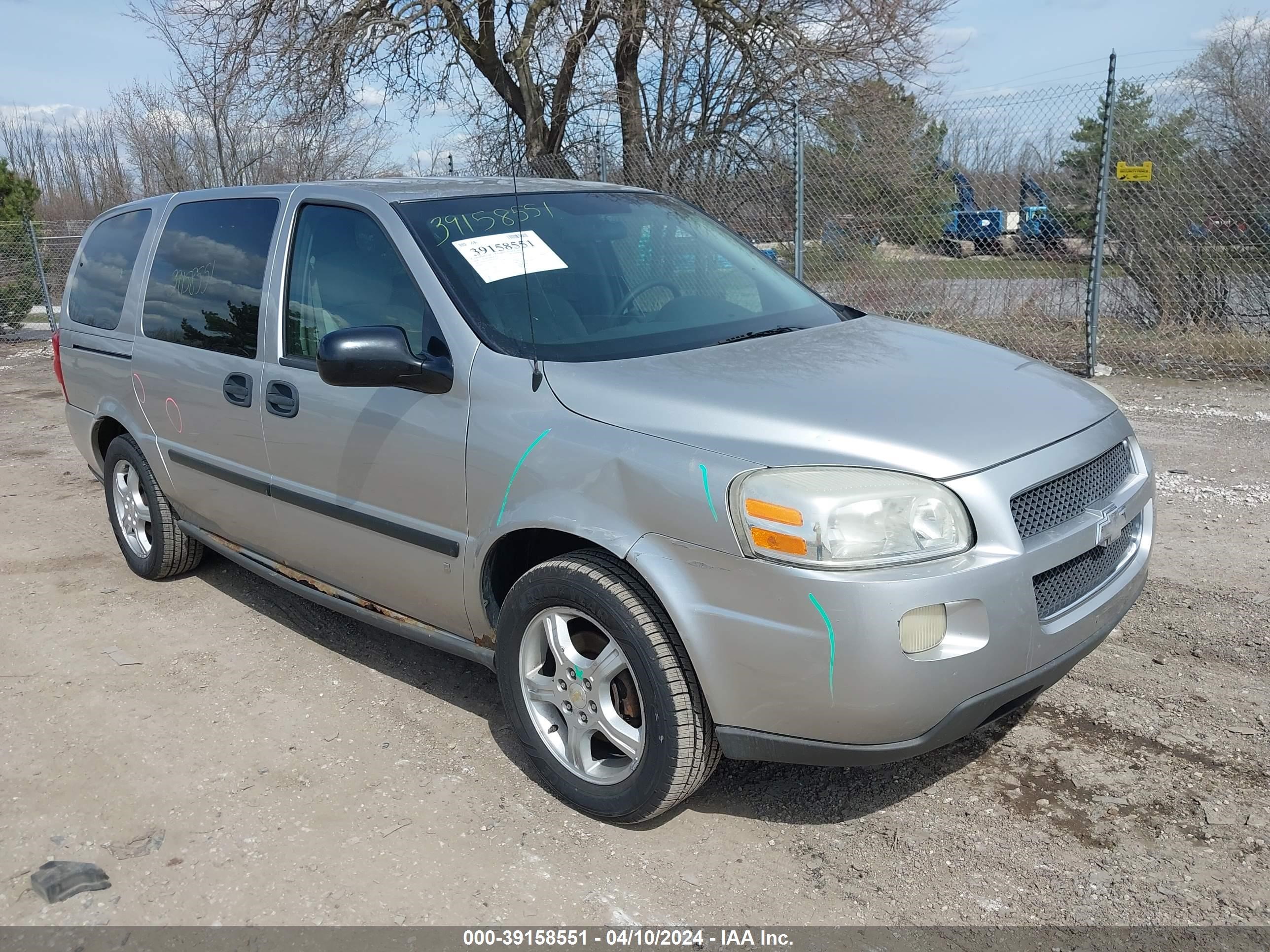 chevrolet uplander 2008 1gndv23188d201370