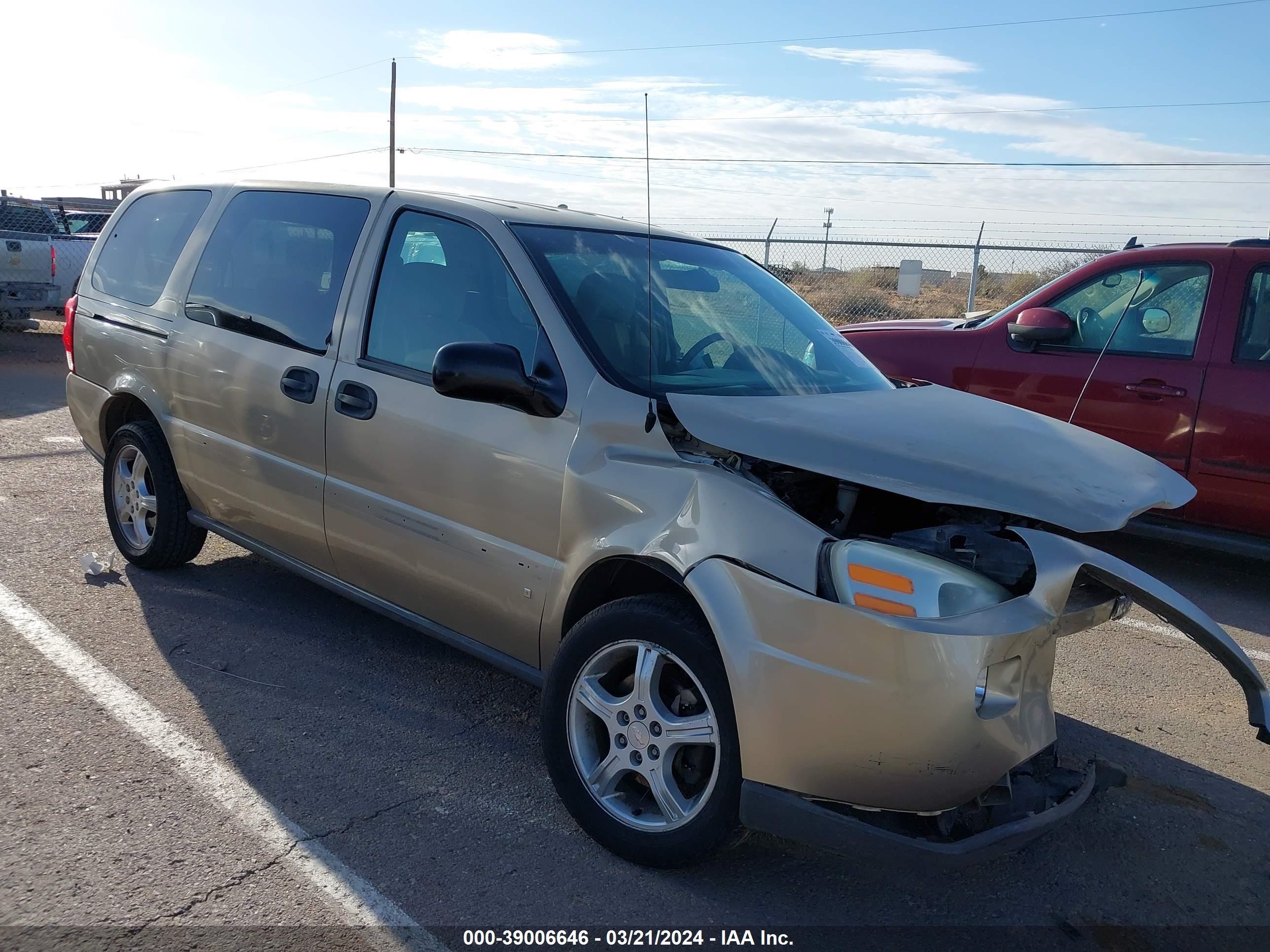 chevrolet uplander 2006 1gndv23l96d220458