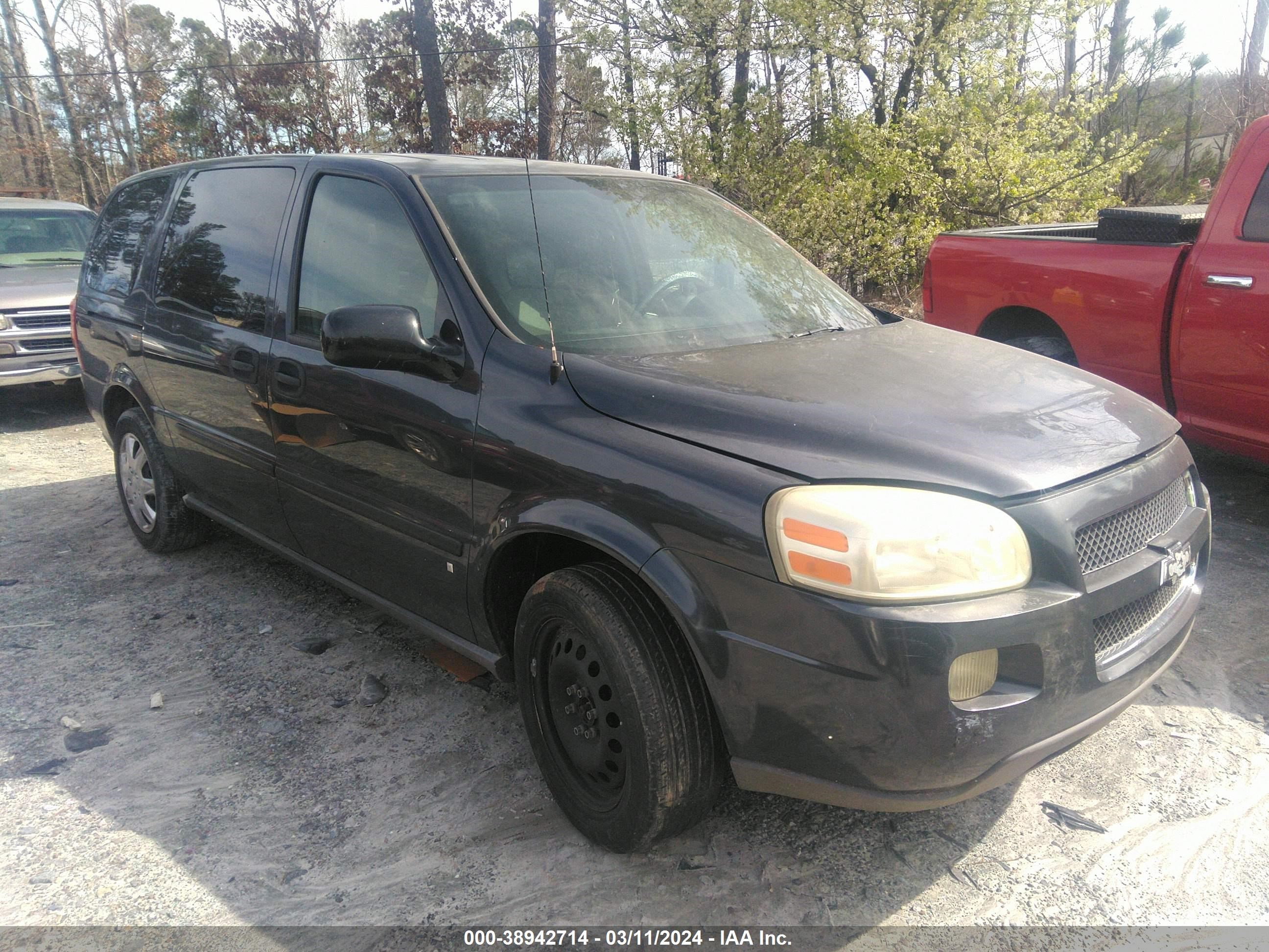 chevrolet uplander 2008 1gndv23w78d158801